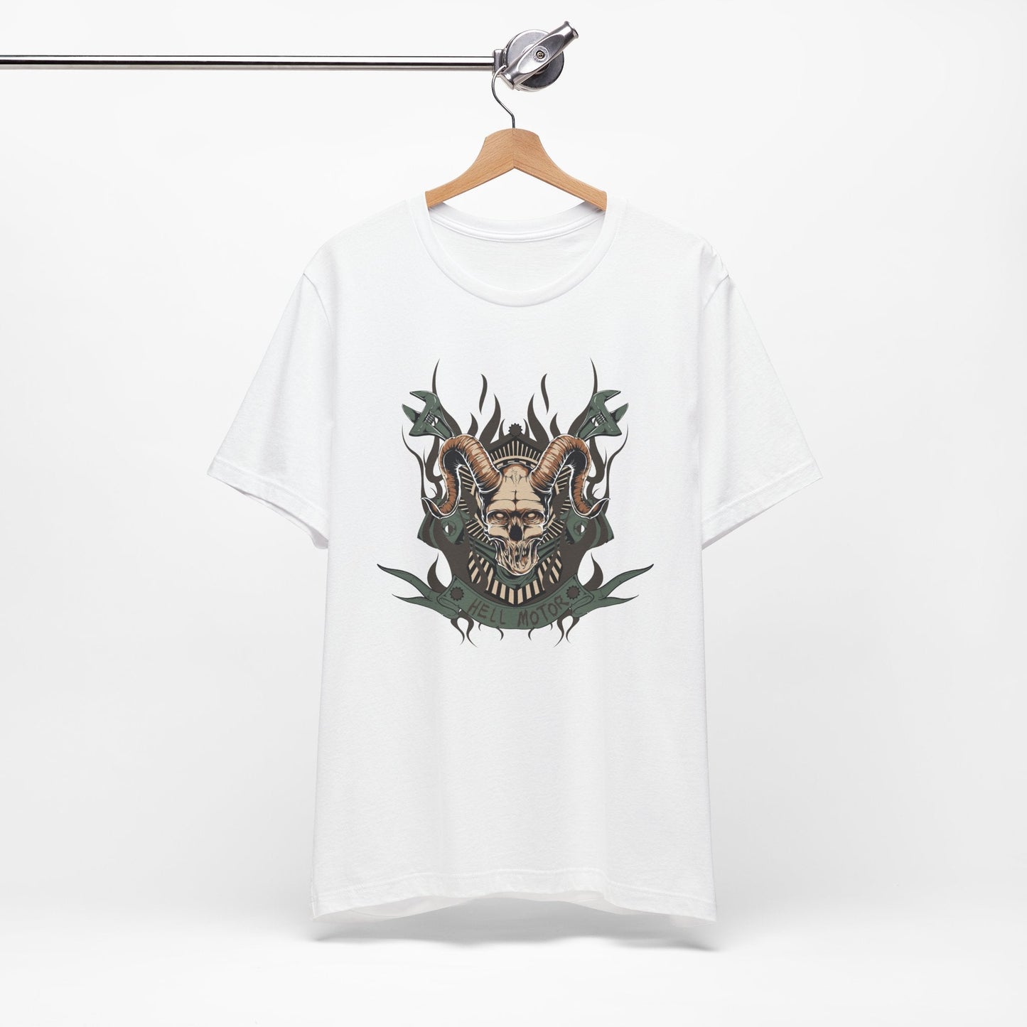 Gothic Skull Graphic Design Unisex Cotton Tee Art-49