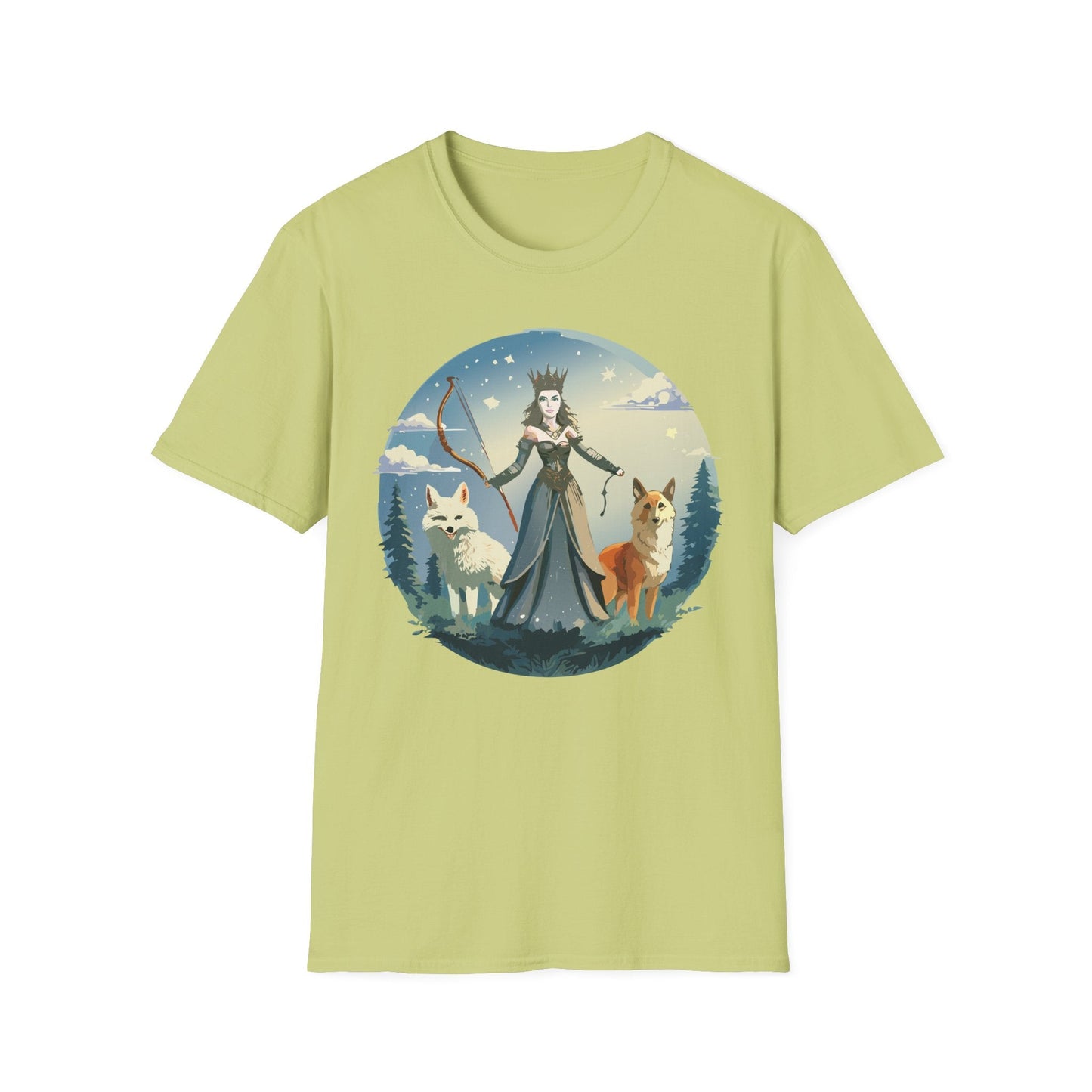 Women Graphic T Shirt Art Design Tee Unisex Softstyle Cotton Gildan 64000 Premium Comfort