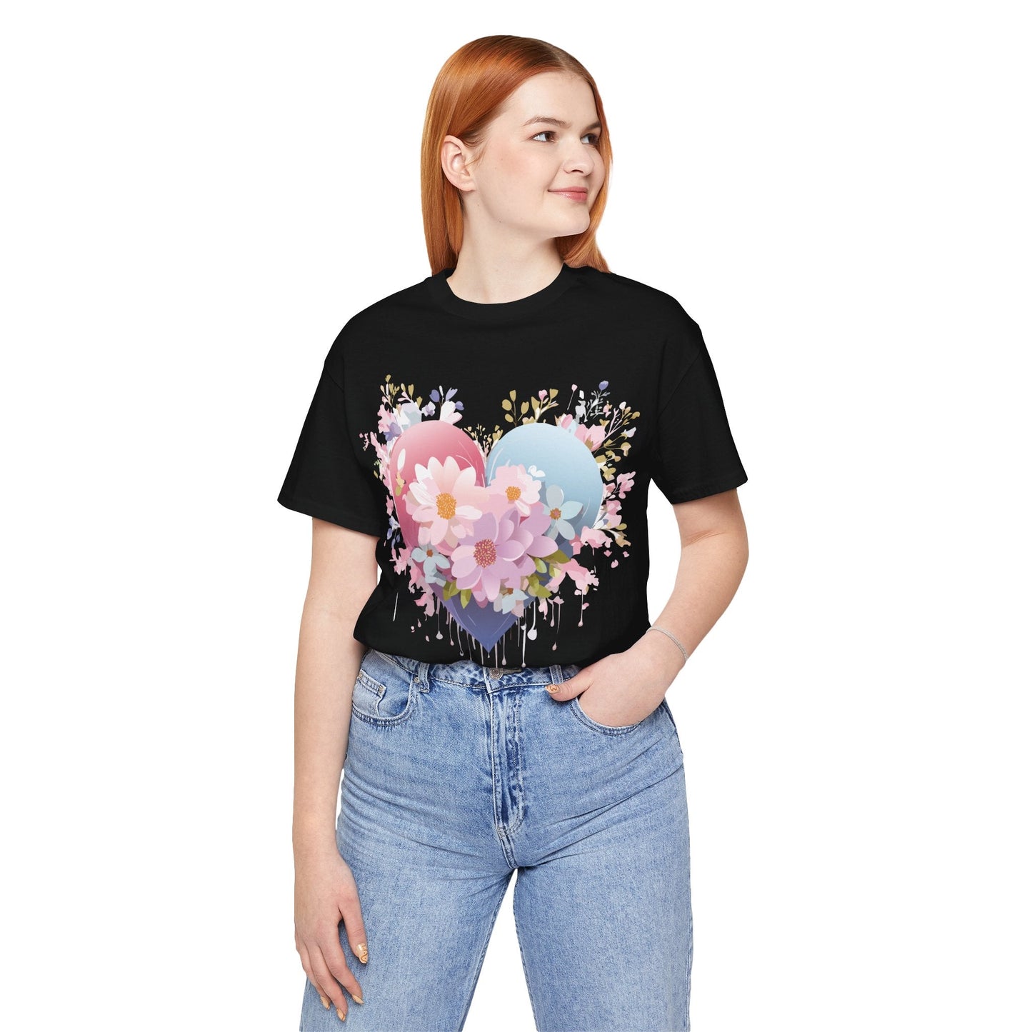 Valentine Graphic Tee Unisex Short Sleeve Vintage Inspired Artwork From Adelpha Premium Design