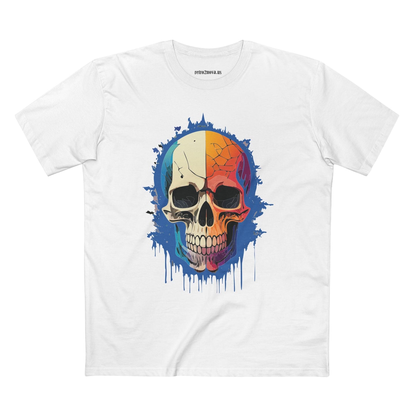 Skull Shirt Unisex Skeleton Tee Premium Cotton Staple With Original Art Design Collection
