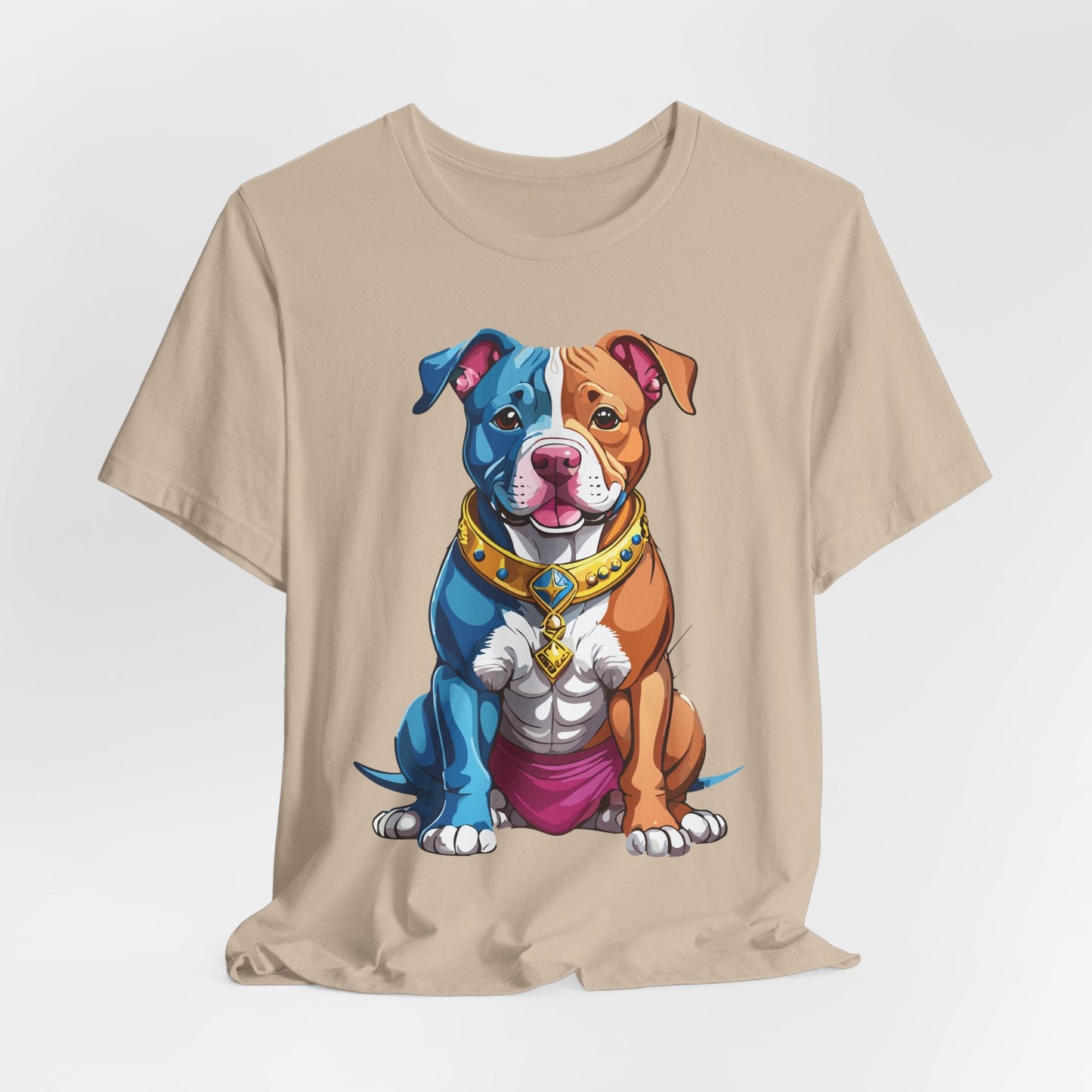 Unisex Animal Shirt Art Design Tee With Wild Animals Print Short Sleeve Jersey Tee