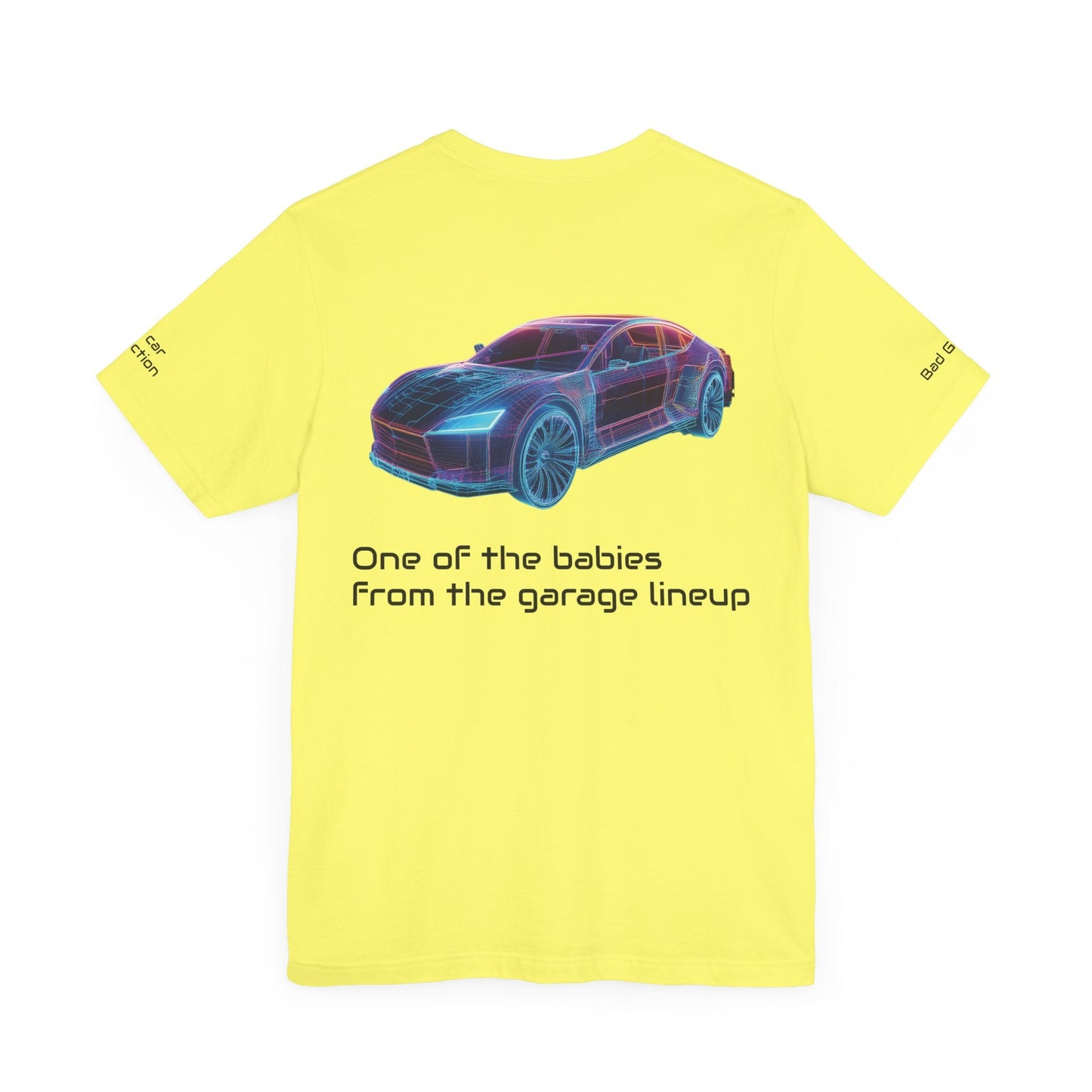 Car Graphic Tee Shirt 100 Percent Cotton Lightweight Car Tees From Bad Galaxy USA Made Guaranteed