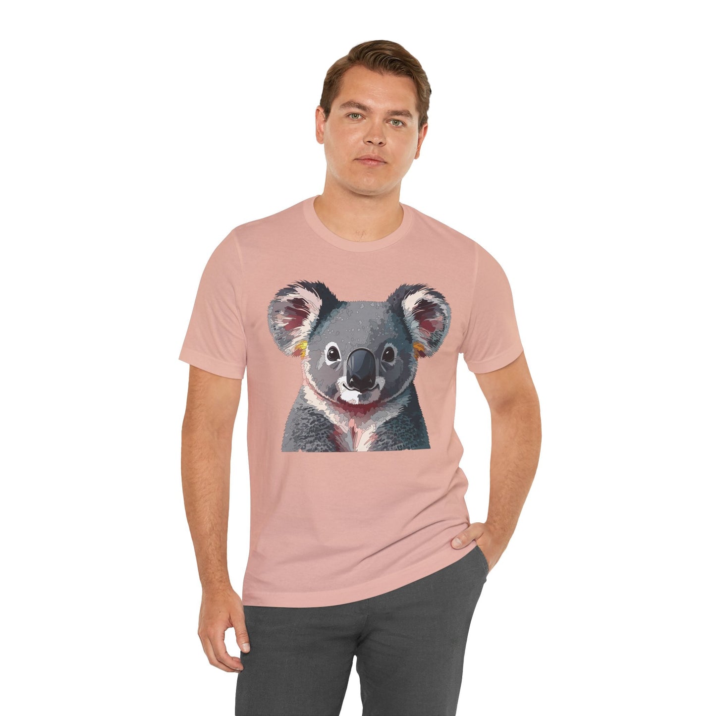 Unisex Animal Print Tee Shirt With Animals Art Design And Wildlife Graphic Comfortable Everyday Wear