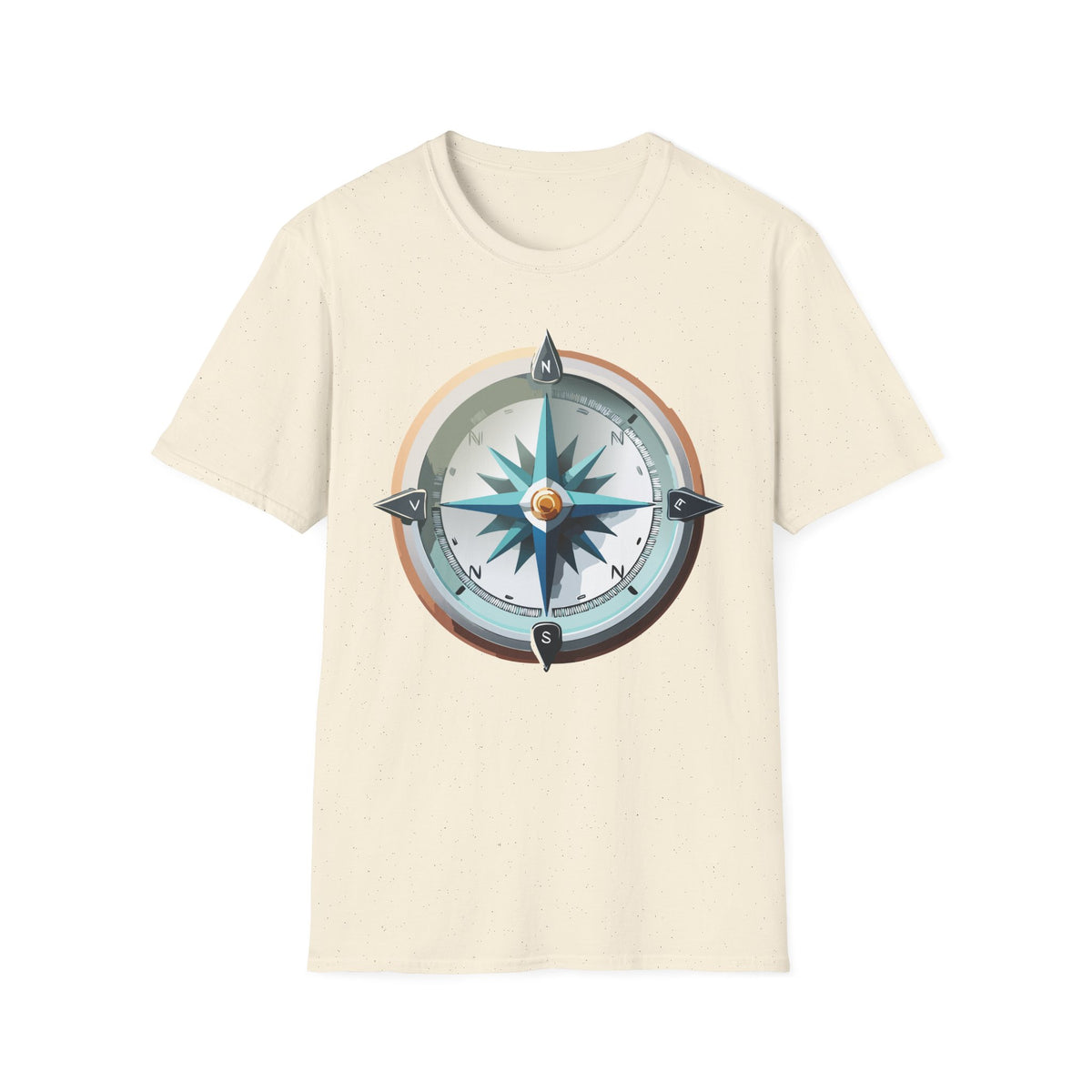 Vintage Compass Tee | Nautical Compass T-Shirt, Adventure Travel Graphic Design Unisex 100 Cotton Gildan T-Shirt