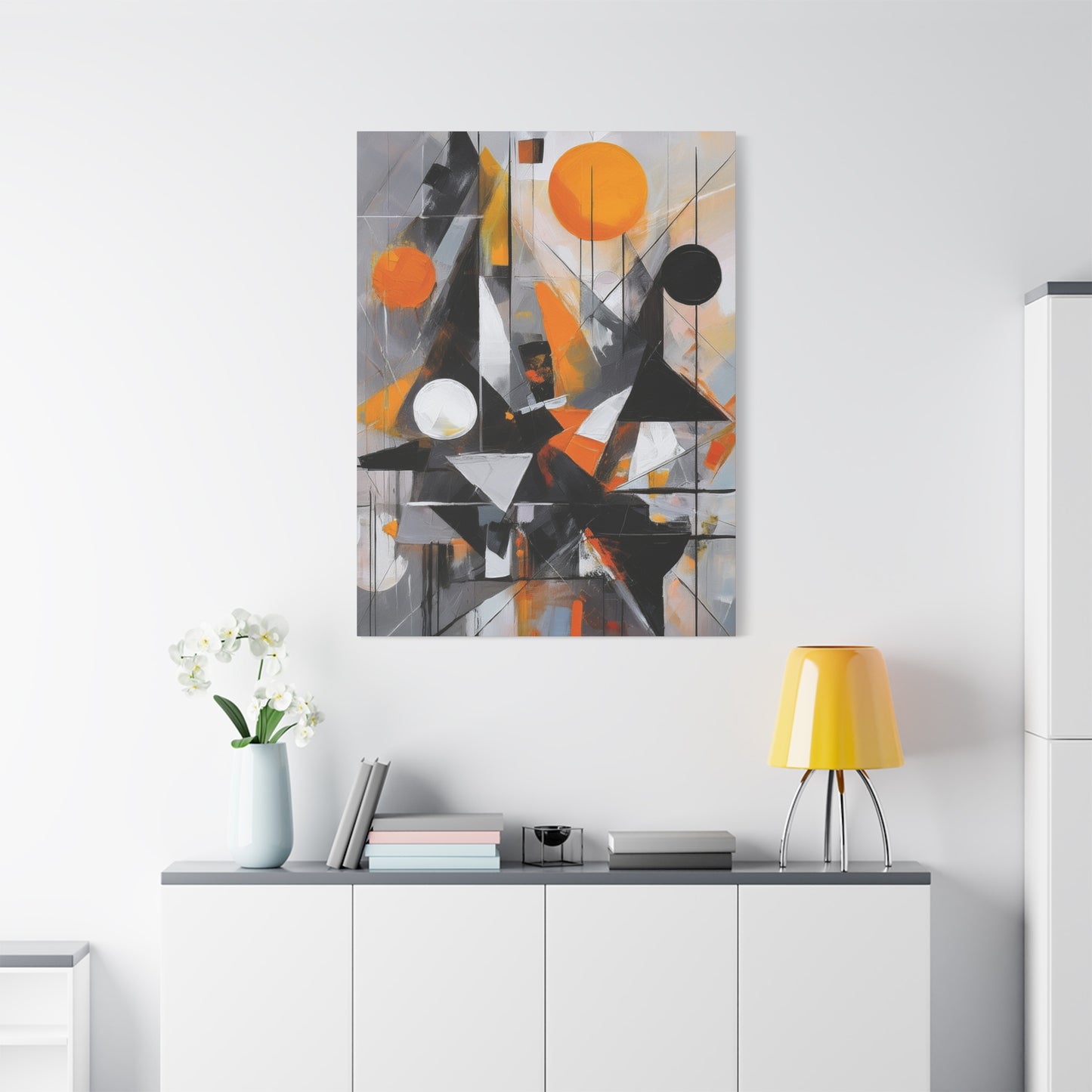 Abstract Oil Painting Print Canvas 20x24,20x30,24x30 24x32,24x36,30x40 32x48,36x48,40x60 Pine-Wood Inner Frame ABS-198