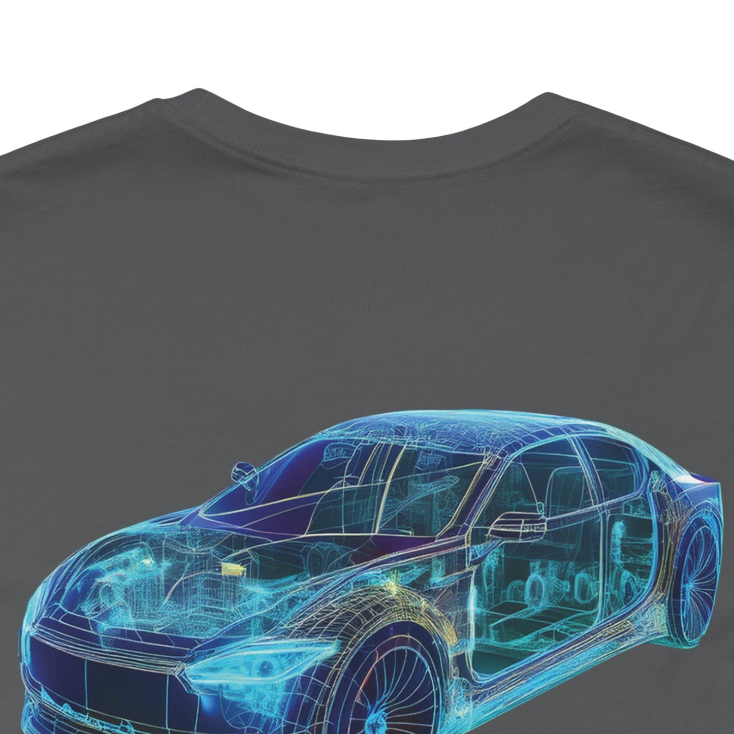 Car Graphic Tee Shirt For Auto Lovers 100 Percent Cotton Made In USA Eco Friendly Ink
