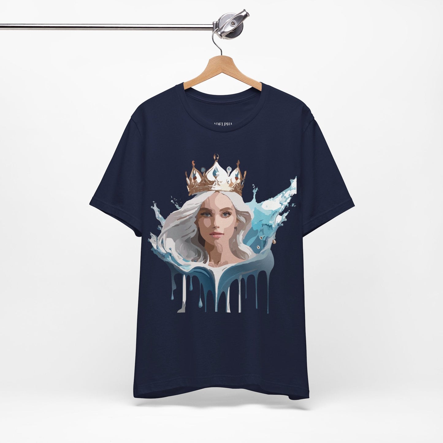 Queen Graphic T Shirt Unisex Jersey Short Sleeve Tee With Vintage Inspired Artwork Adelpha