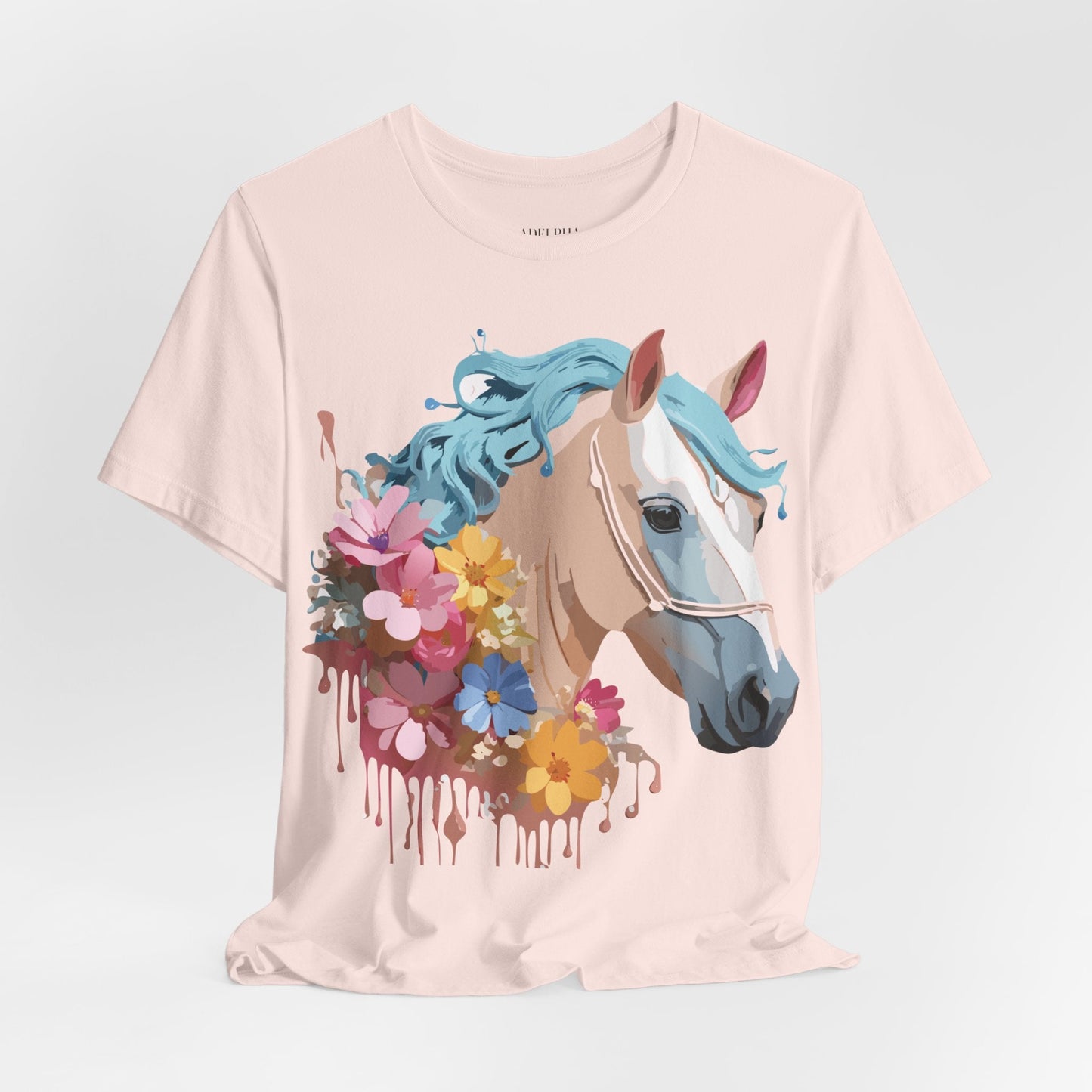 Horse Graphic Unisex 100 Cotton Vintage Animal Art T-Shirt 17