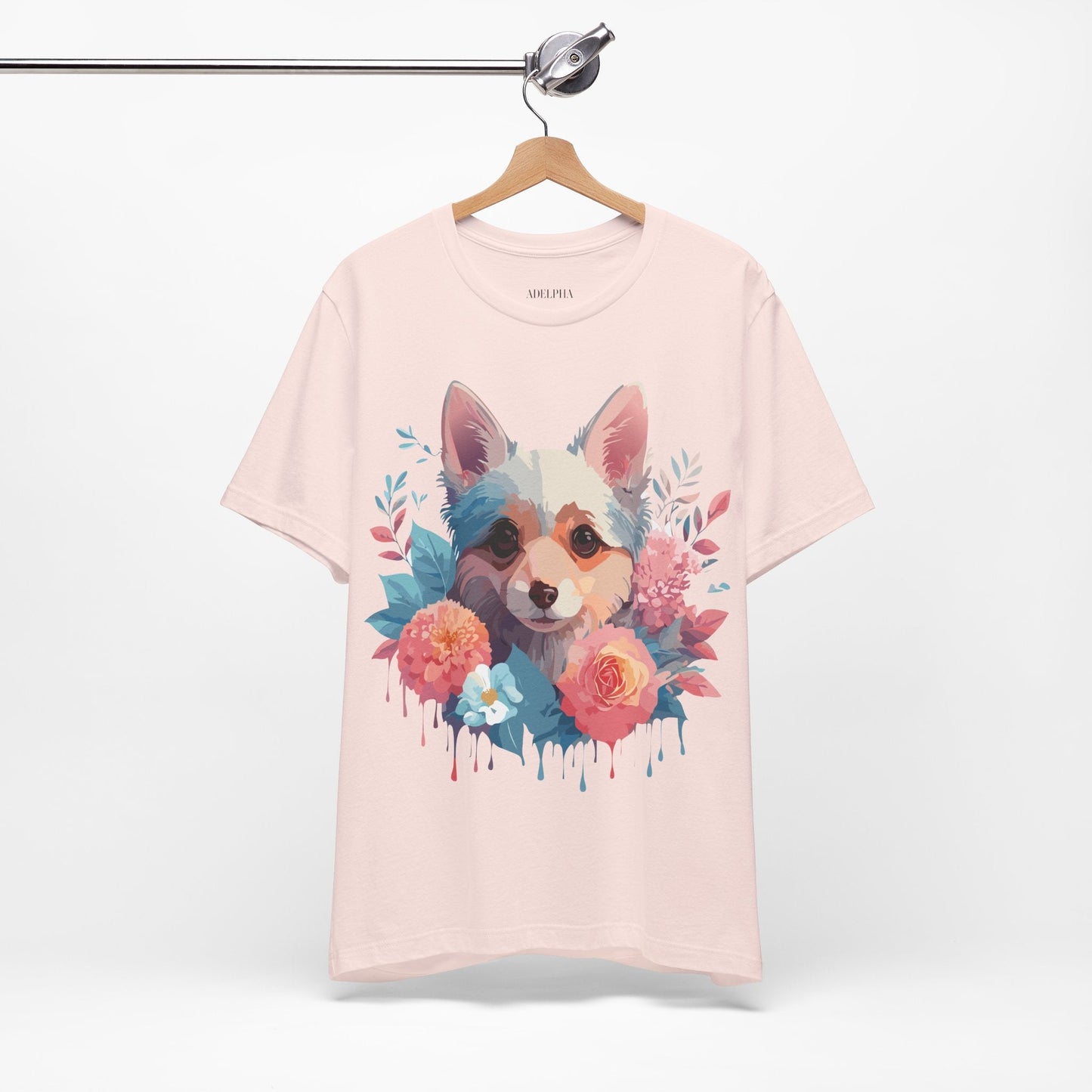 Dog Graphic Tee Unisex Short Sleeve Premium Vintage Inspired Artwork From Adelpha