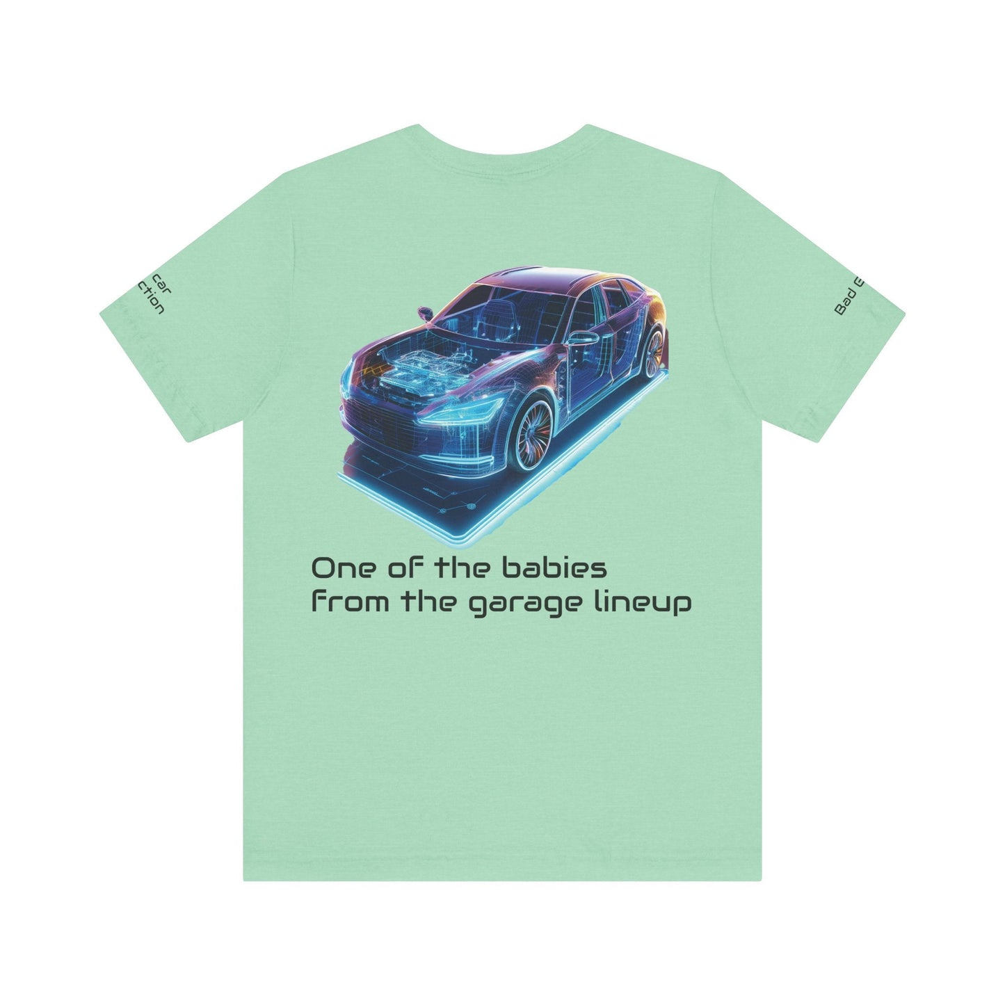 Car Graphic Tee Shirt For Car Lovers Cotton Lightweight Tee Made In Usa Eco Friendly Inks