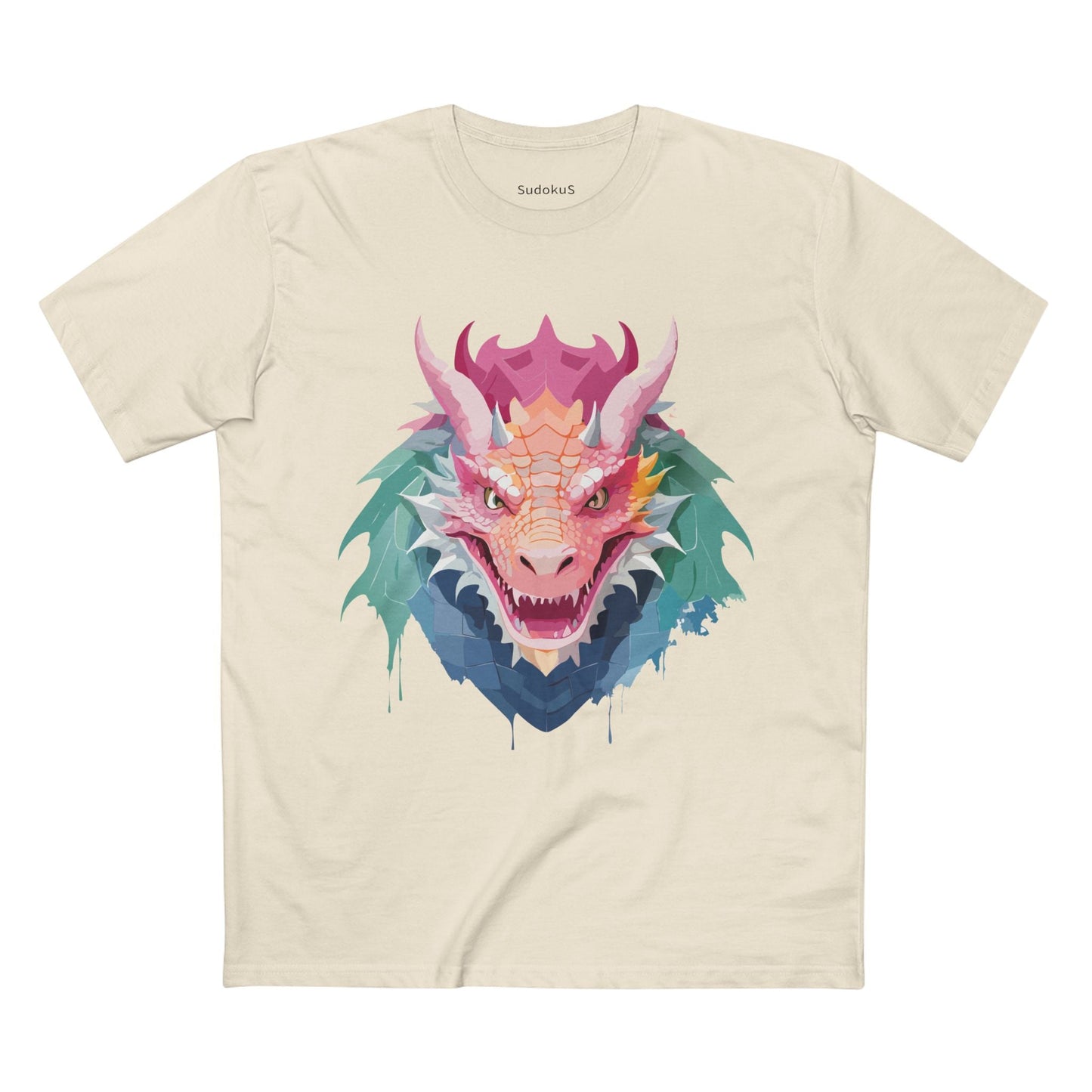 Dragon Graphic Unisex 100 Cotton Staple Tee 6