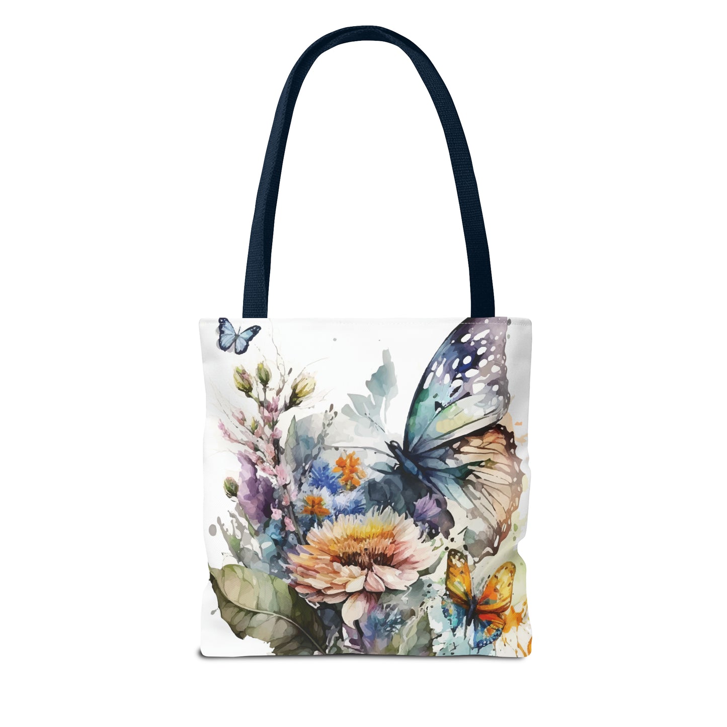 Canvas Bag with Butterfly Prints