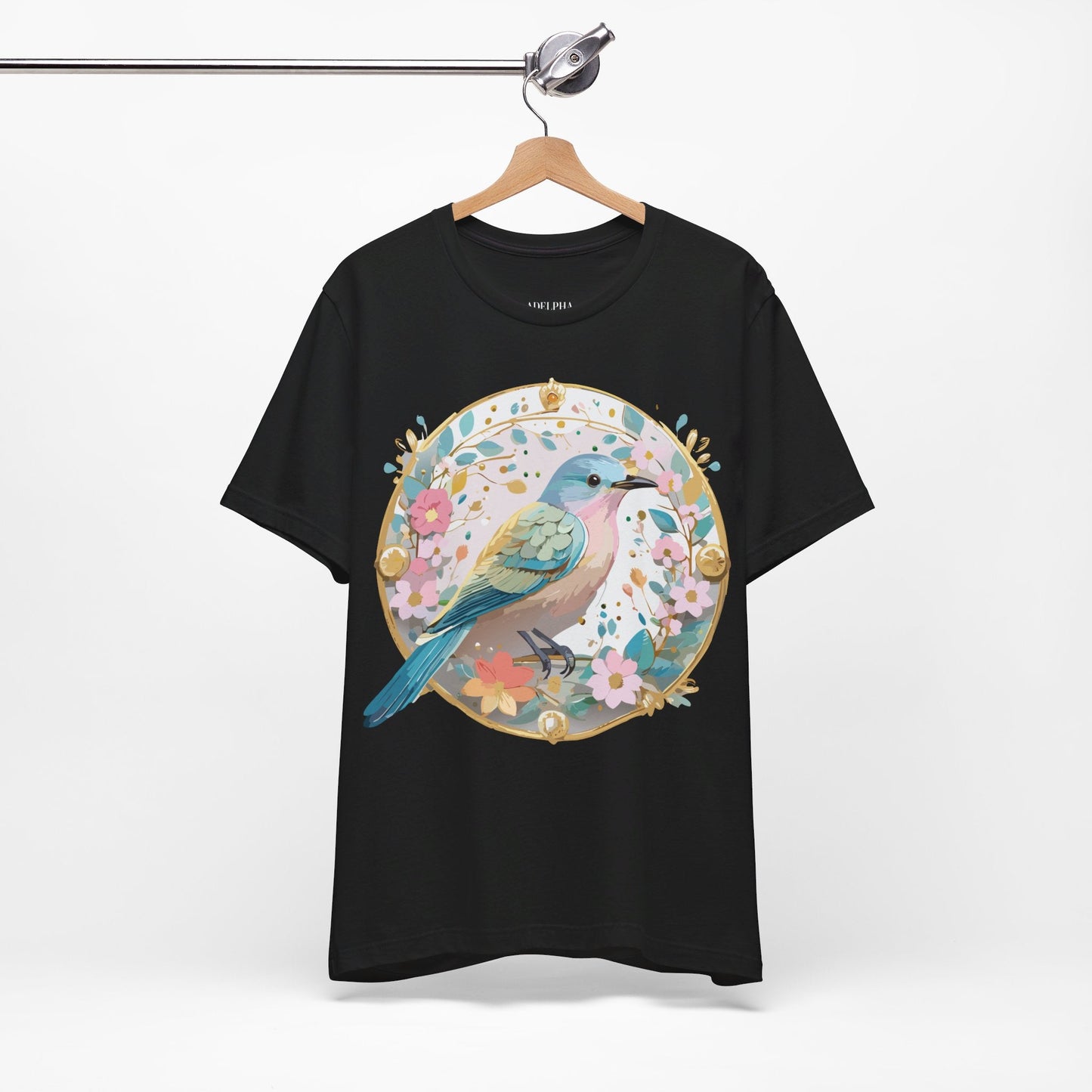 Medallion Graphic Unisex 100 Cotton Vintage Animal Medal Artwork Tee 77