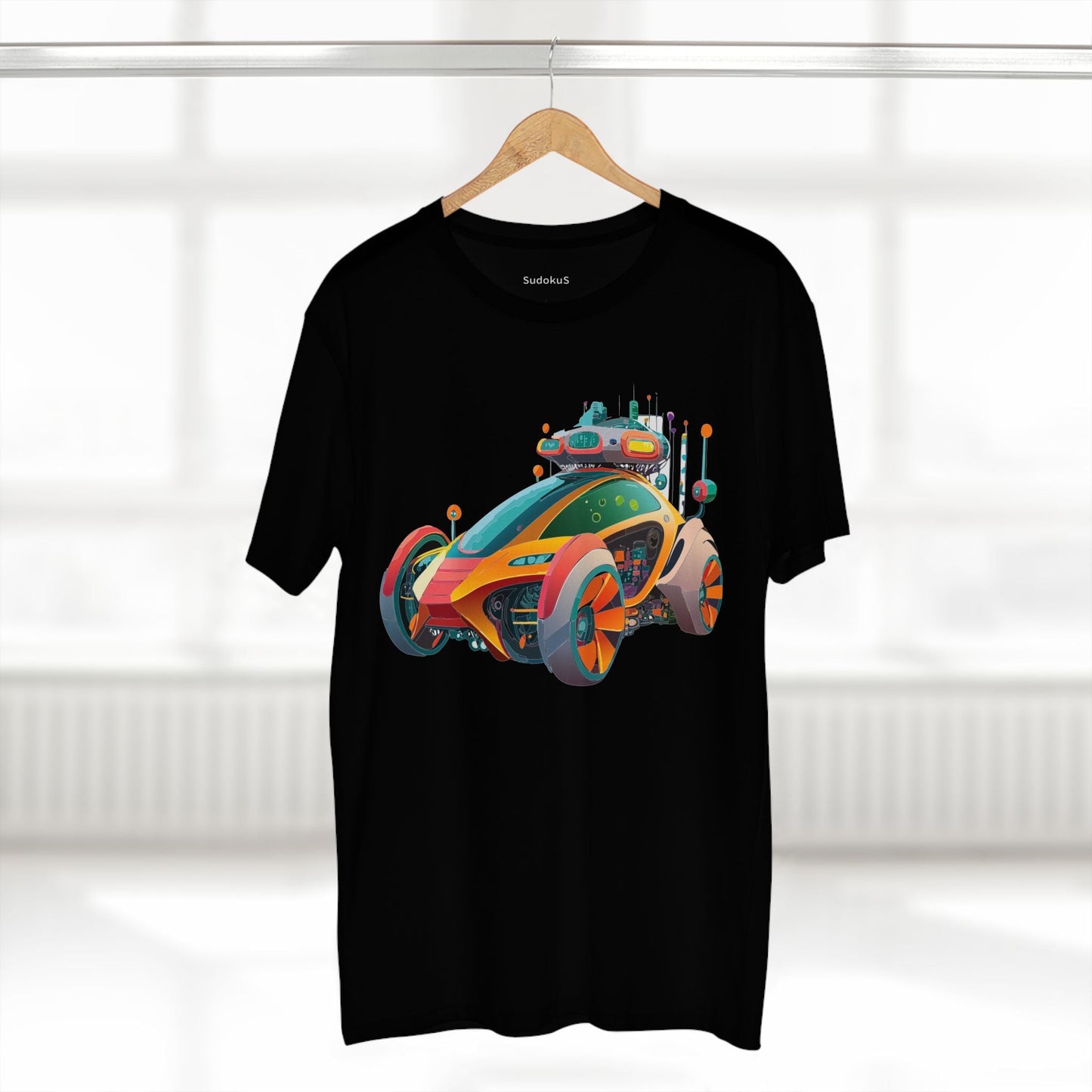 Car Graphic Unisex 100 Cotton Staple Tee 24