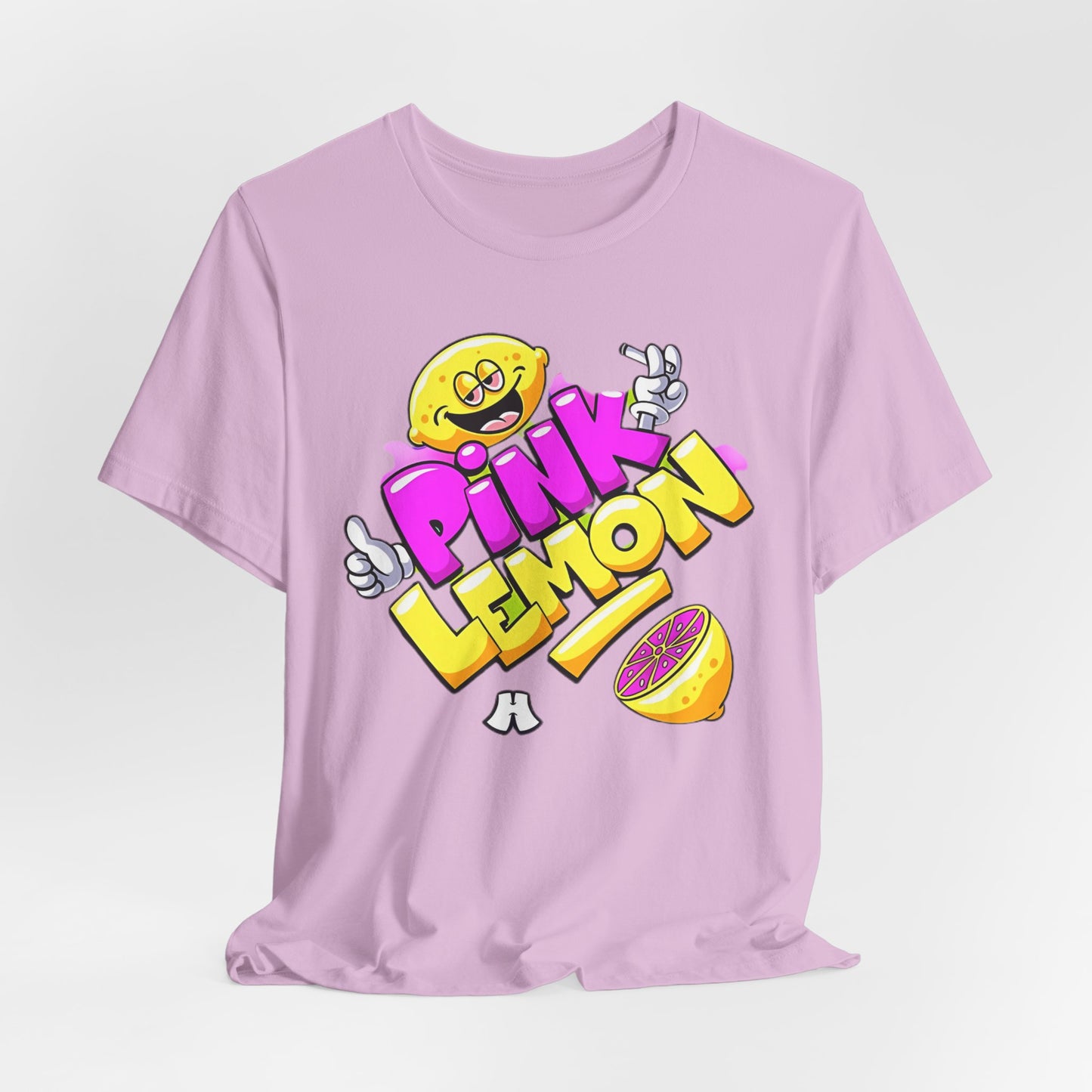 Lemon Graphic Tee, Graphic T-Shirt, Funny Lemon Shirt, Cute Cartoon Tees, Art T-Shirt, Art Design Tees