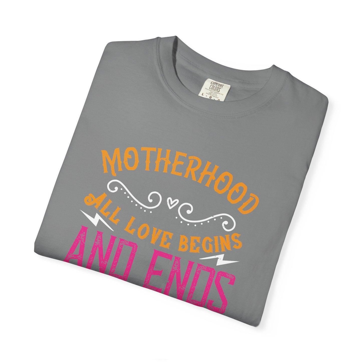 Mom T-shirt Mother Day Mama Tee Unisex Comfort Colors Garment-Dyed Cotton h85