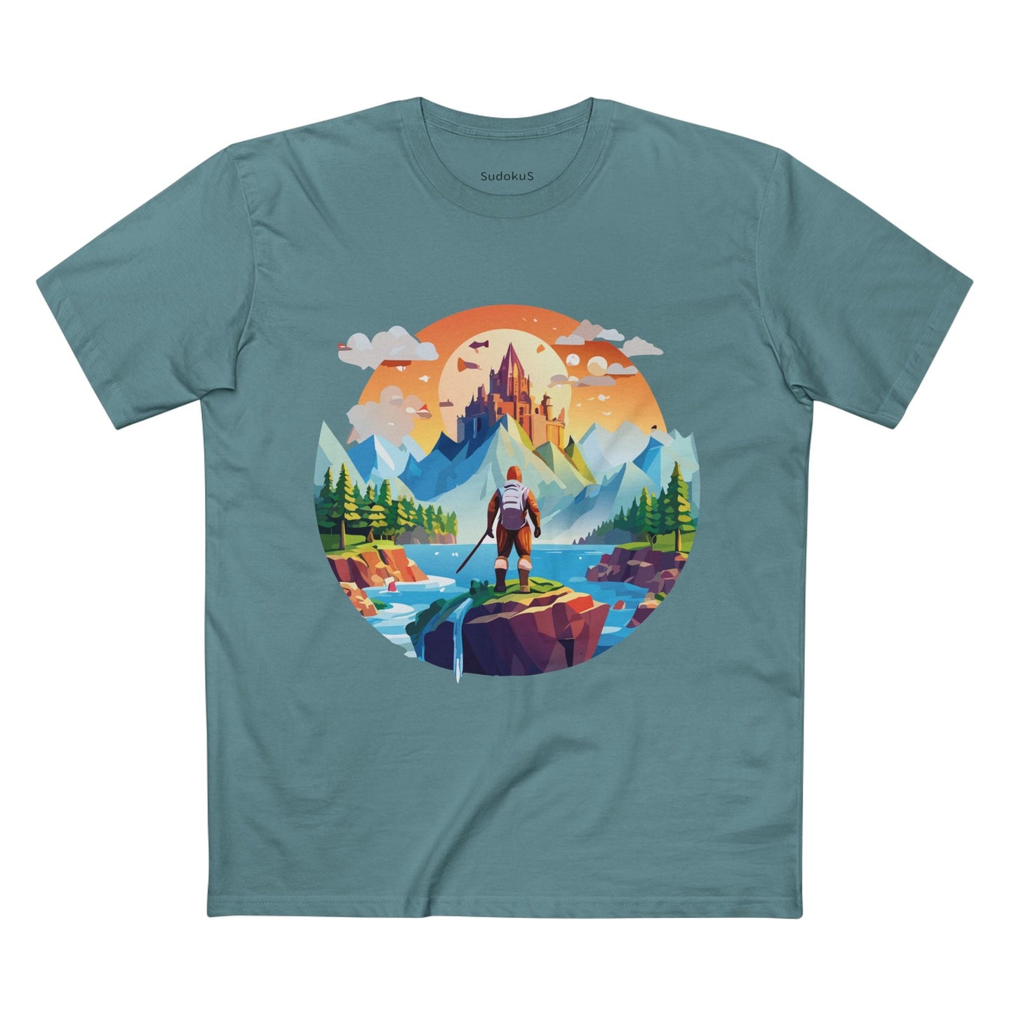 Adventures Graphic Unisex 100 Cotton Staple Tee 6