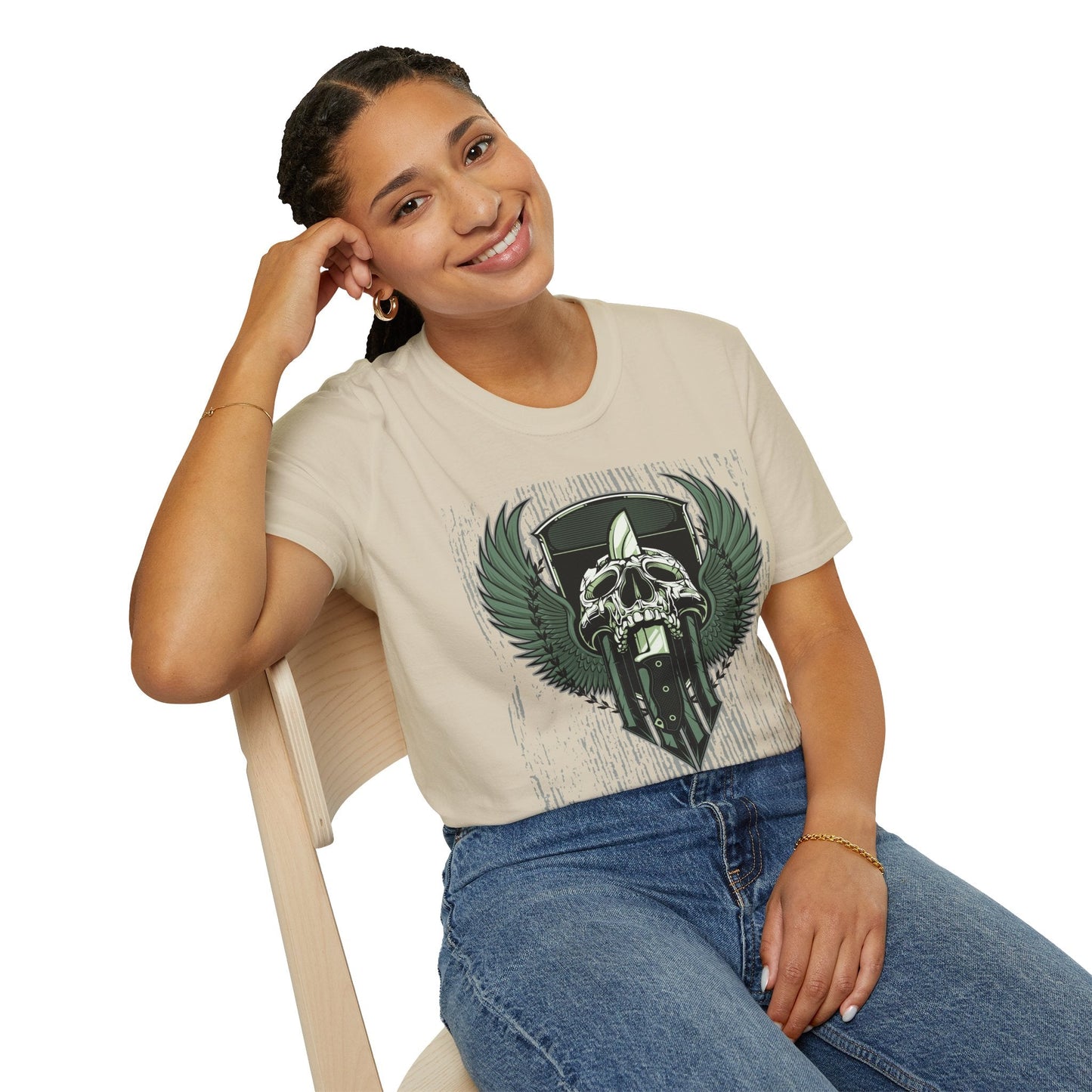 Art Graphic T Shirt Unisex Softstyle Gildan 64000 Cotton Tee With Graphic Design