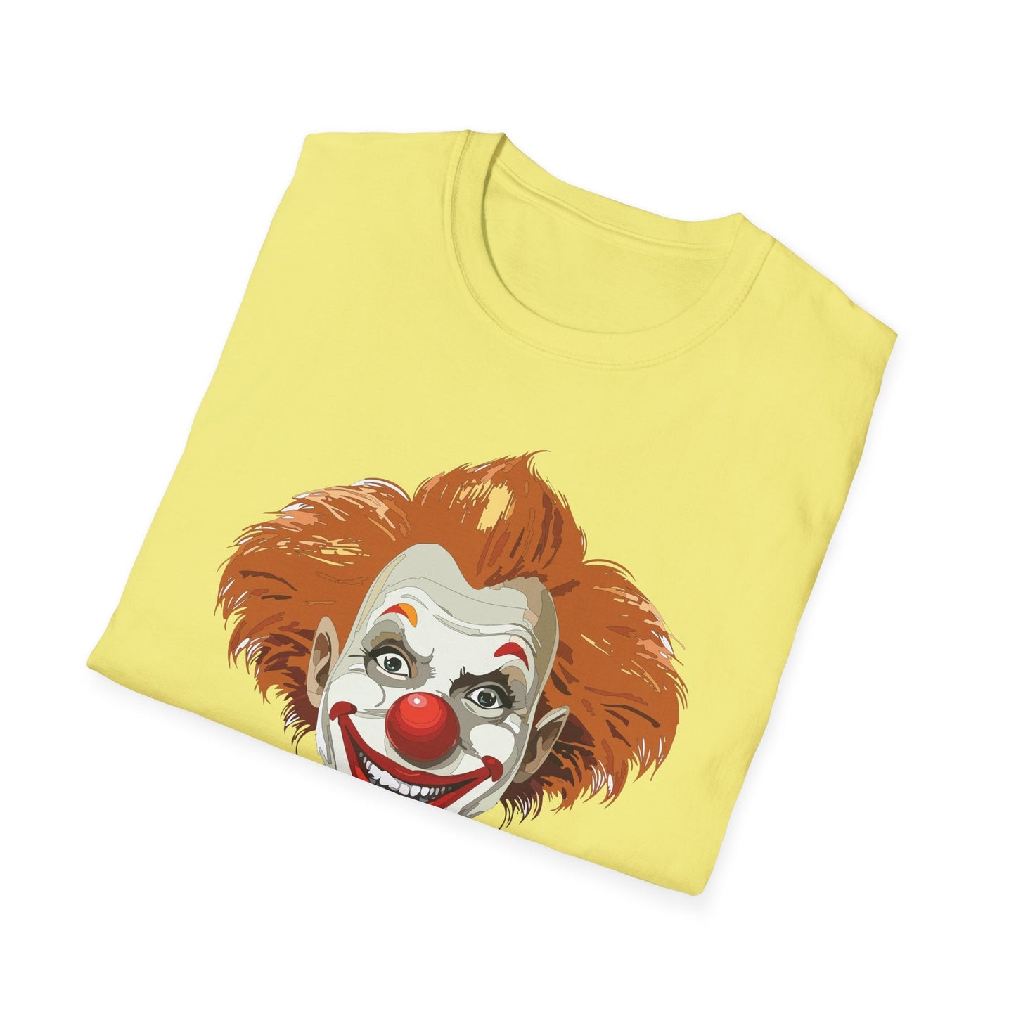 Clown Shirt Unisex Funny Man Circus Tee Softstyle Gildan 64000 Short Sleeve Shirt Premium