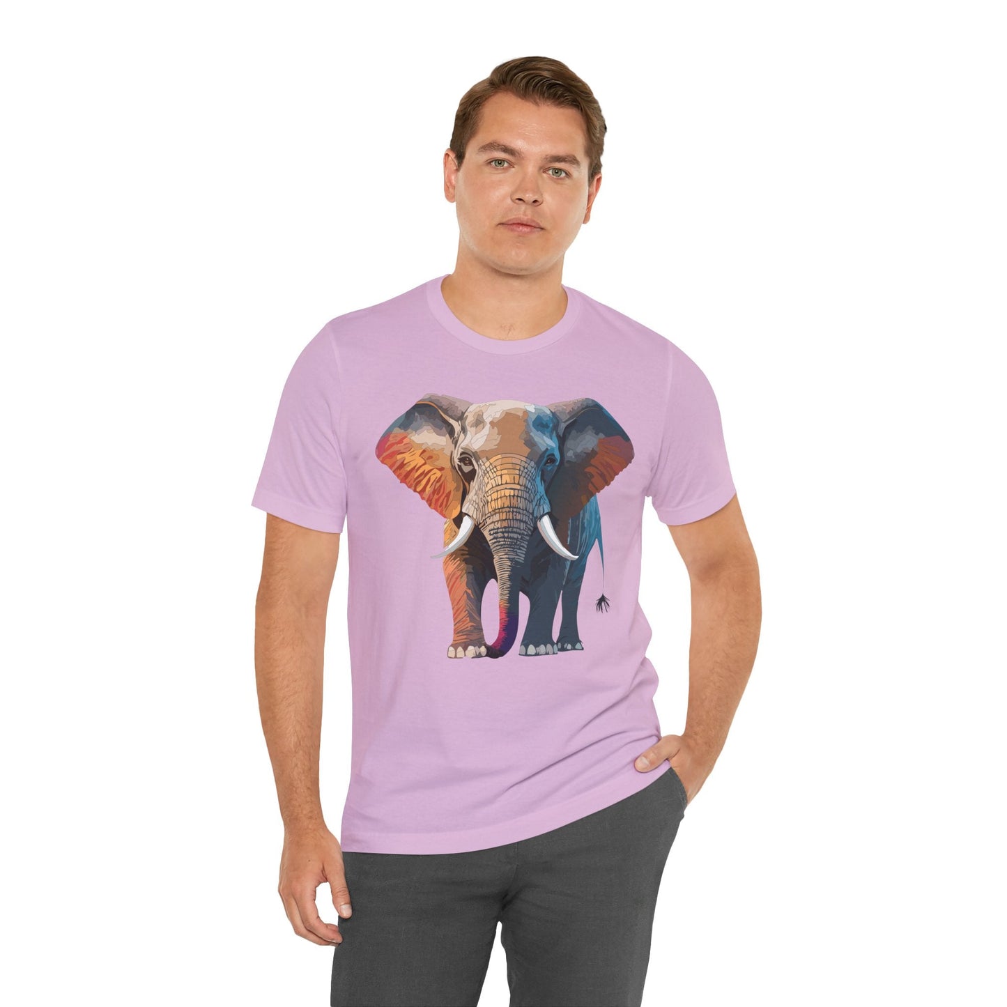 Unisex Animal Shirt With Animals Art Design Graphic Tee Short Sleeve Wild Animals