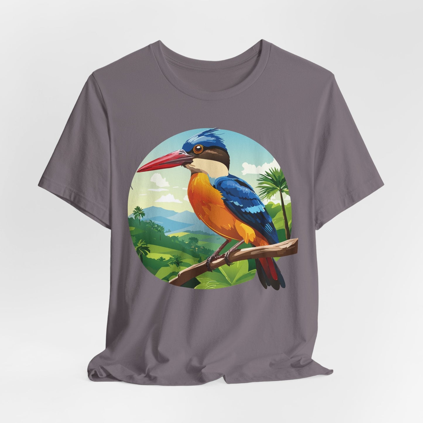 Unisex Animal Shirt With Art Design Featuring Wild Animals Jersey Short Sleeve Tee