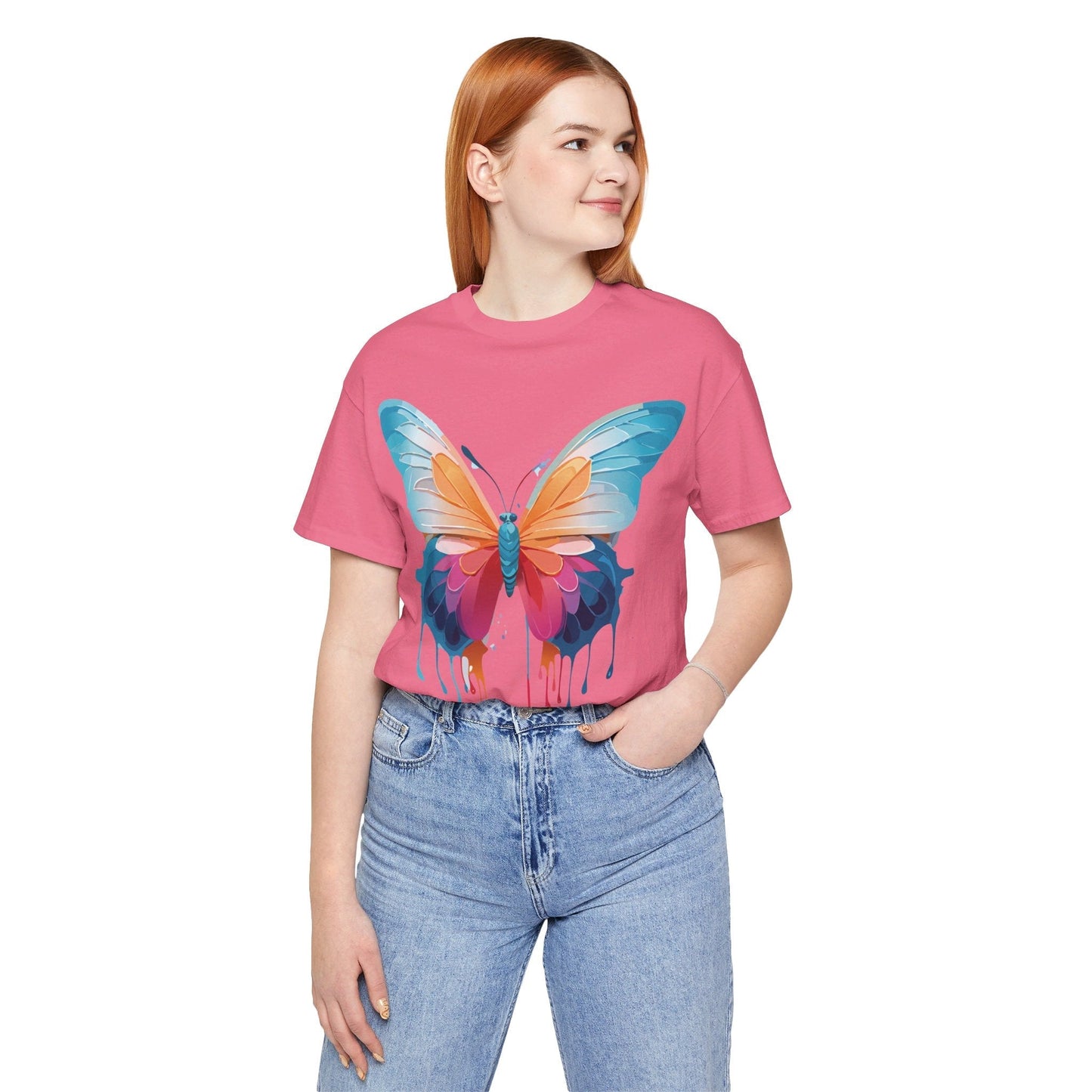 Butterfly Graphic T Shirt Unisex Adelpha Art Design Vintage Inspired Shirt