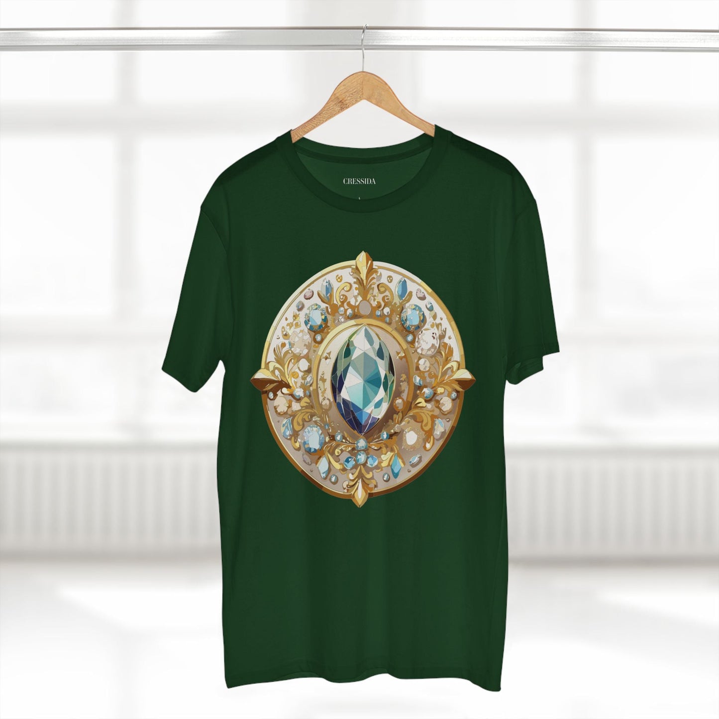 Medallion Graphic T-Shirt Unisex 100 Cotton With Gold Art Design Medal Tee 21