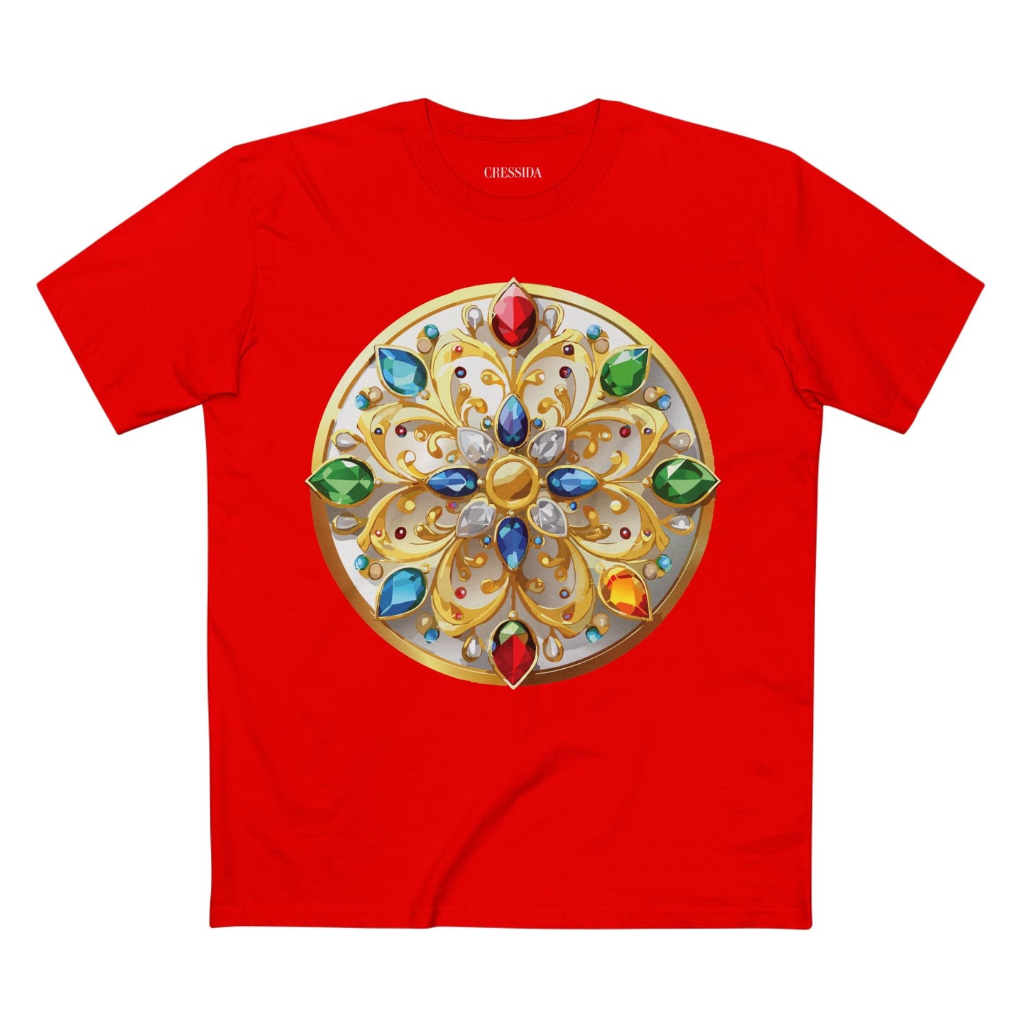 Medallion Graphic T-Shirt Unisex 100 Cotton With Gold Art Design Medal Tee 3