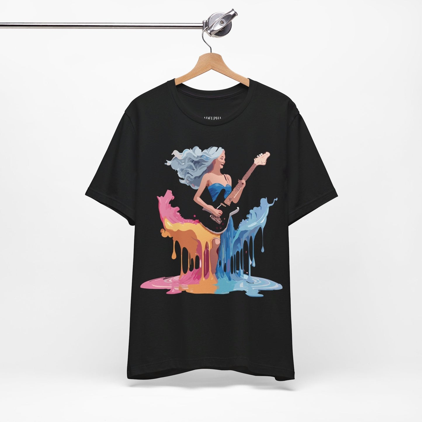 Adelpha Music T Shirt Graphic Tee Unisex Short Sleeve Vintage Inspired Artwork Casual Wear