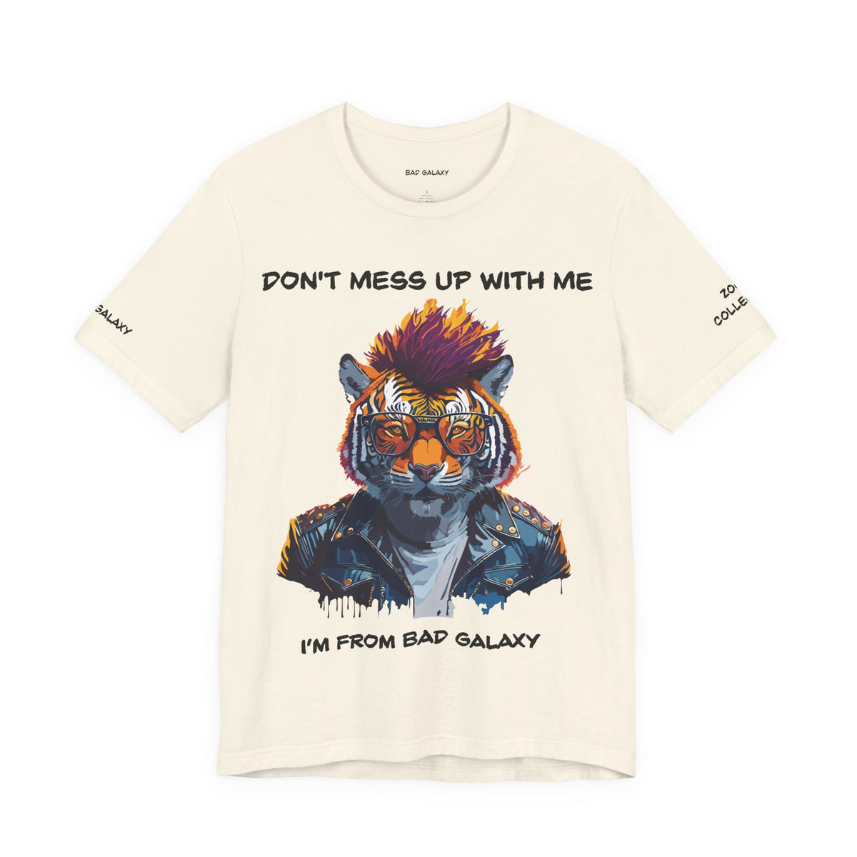 Animal Graphic Unisex Cotton Bella+Canvas Tee with Art Design b8