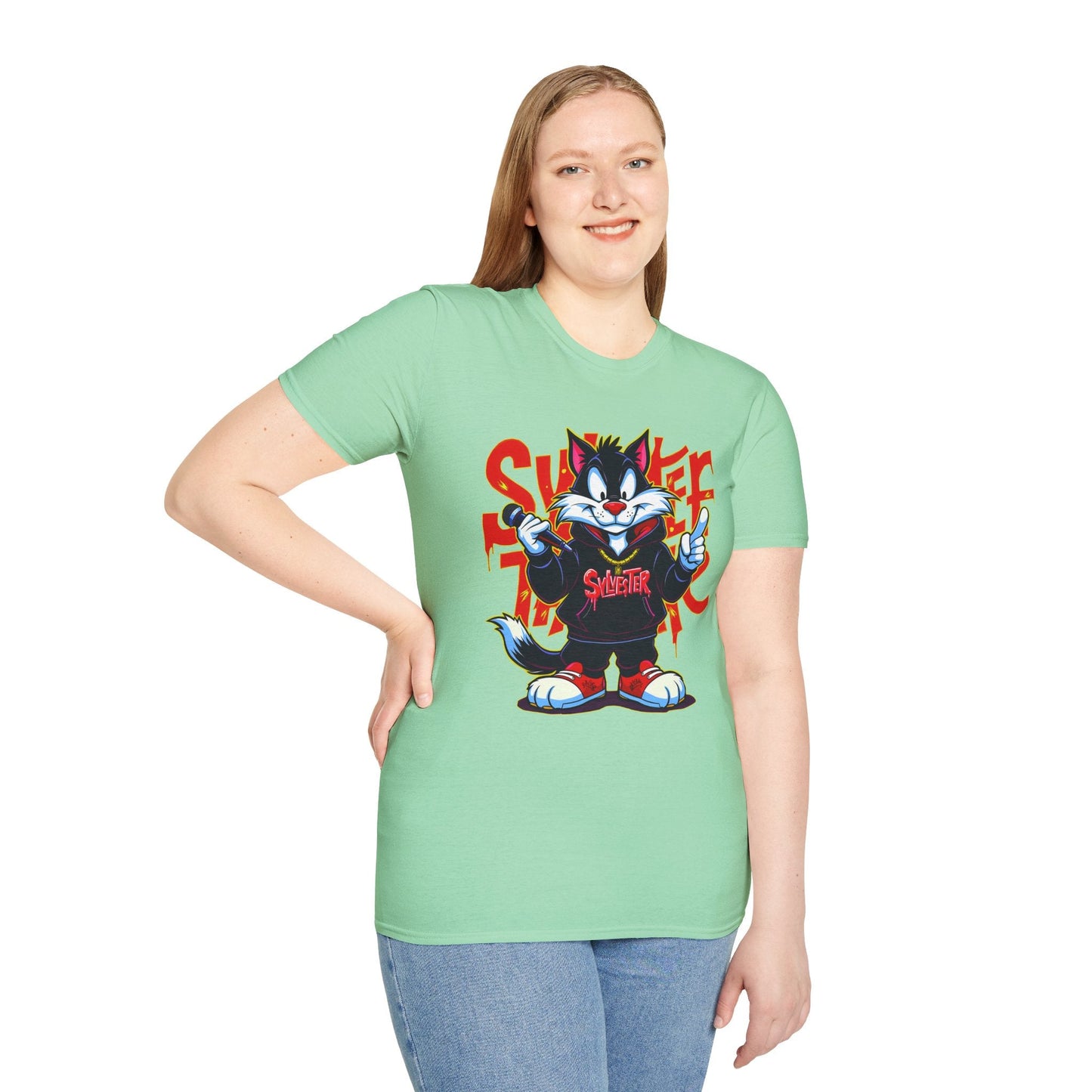 Gildan Softstyle Unisex T Shirt 100 Percent Ring Spun Cotton Cartoon Animation And Funny Animals Tee