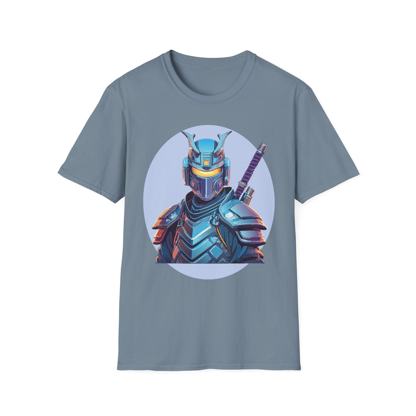 Samurai Shirt Unisex Softstyle Tee 64000 Gildan 100 Percent Ring Spun Cotton Comfort Fit