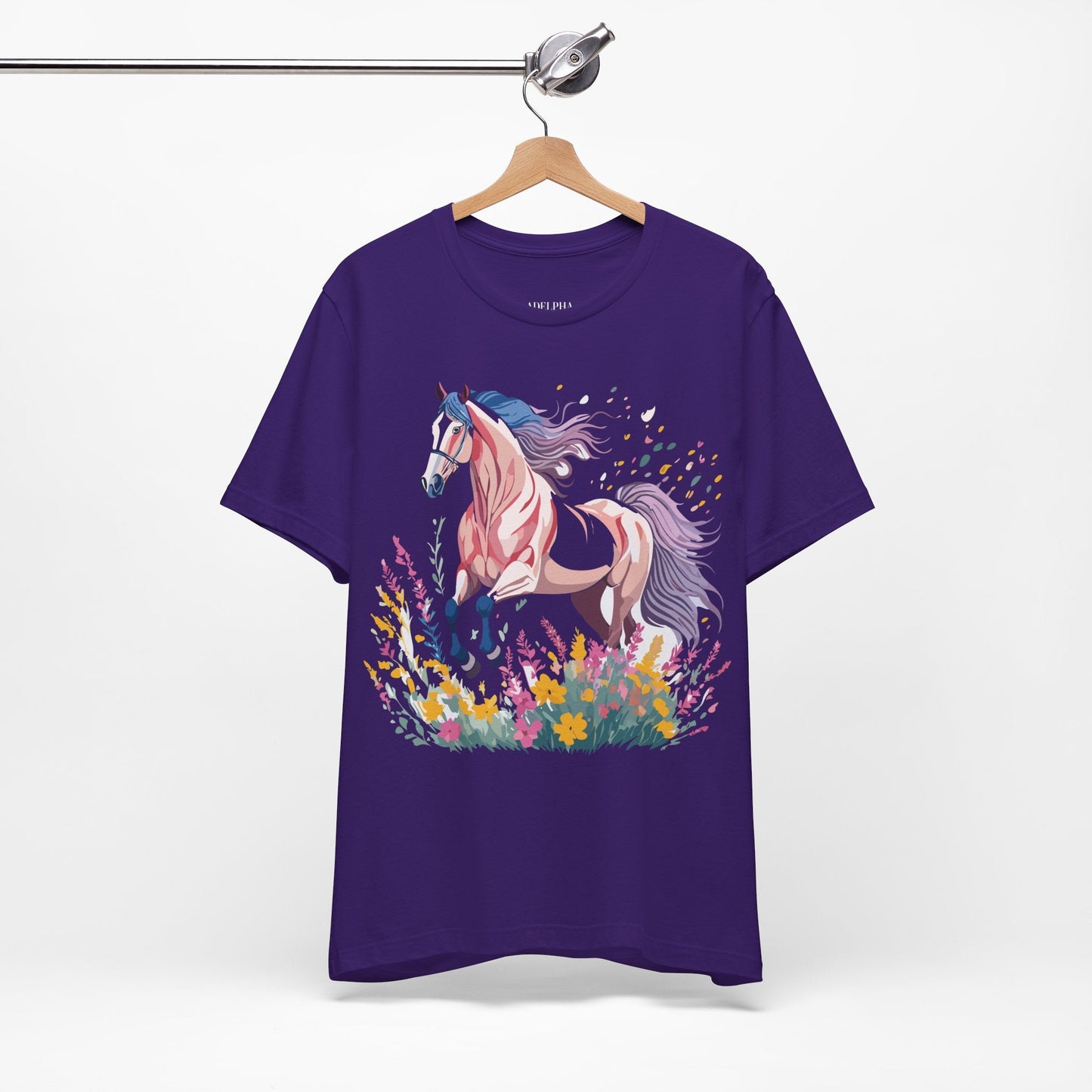 Horse Graphic Unisex 100 Cotton Vintage Animal Art T-Shirt 6