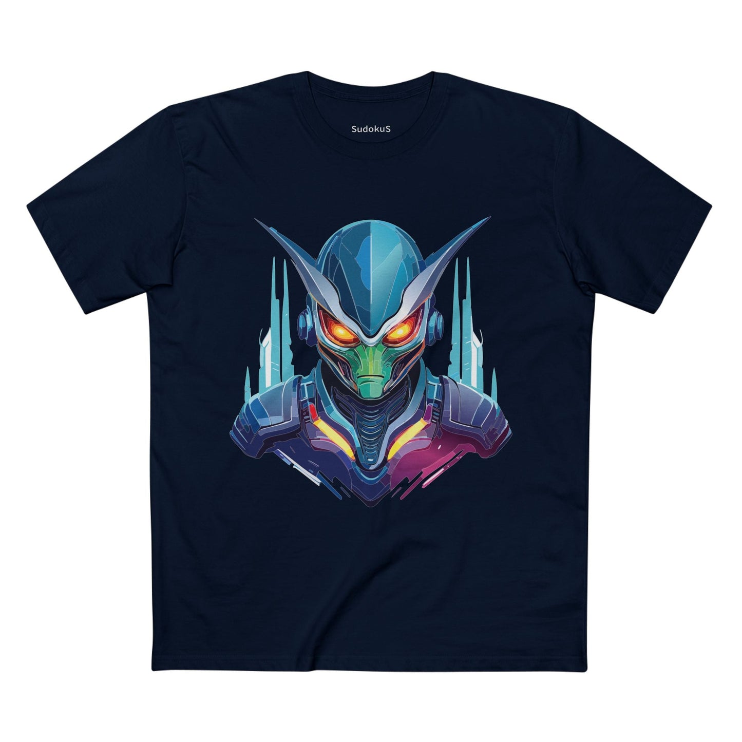 Aliens Graphic Unisex 100 Cotton Staple Tee 3