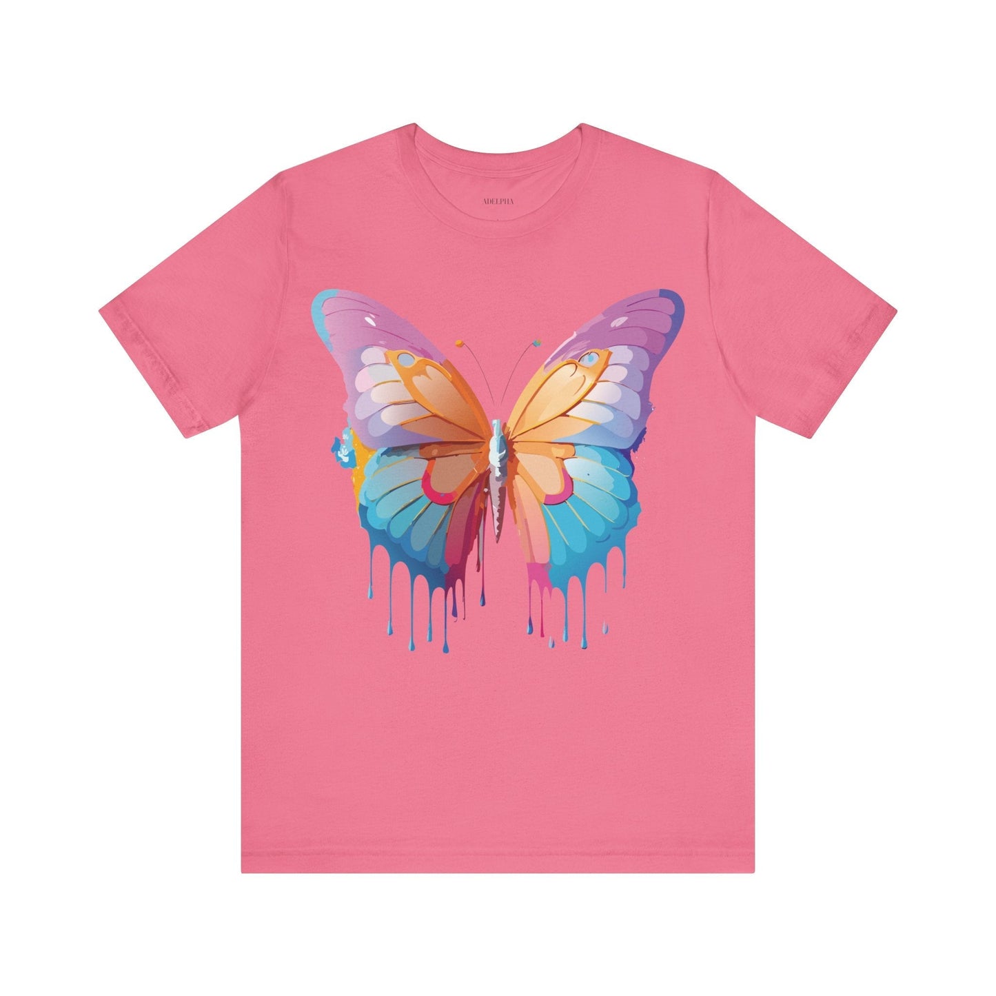 Butterfly Graphic Unisex 100 Cotton Lightweight Vintage Design Jersey Tee 91