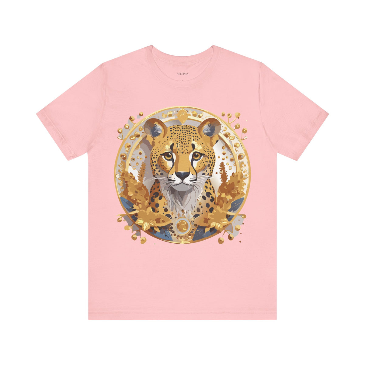 Medallion Graphic Unisex Cotton Bella+Canvas Tee with Art Design d55
