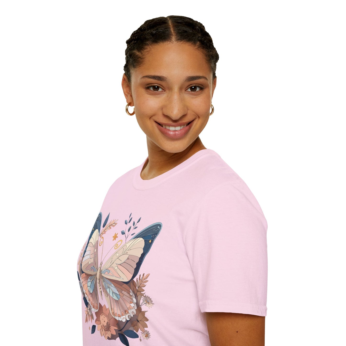 Monarch Butterfly Shirt Unisex Softstyle T Shirt 100 Percent Ring Spun Cotton Gildan 64000