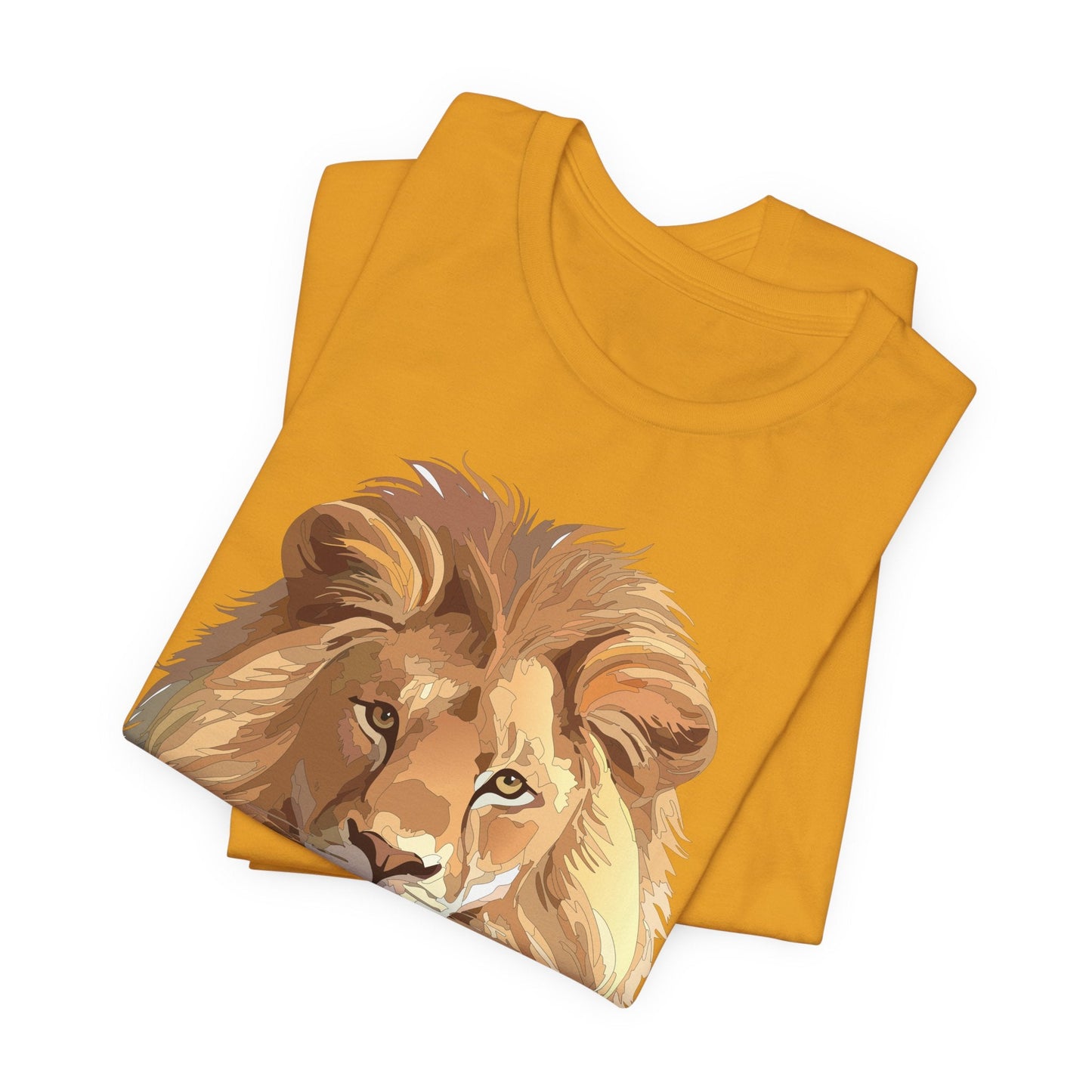 Unisex Animal Art Tee Shirt With Wild Animals Design Gildan 64000 Softstyle Cotton
