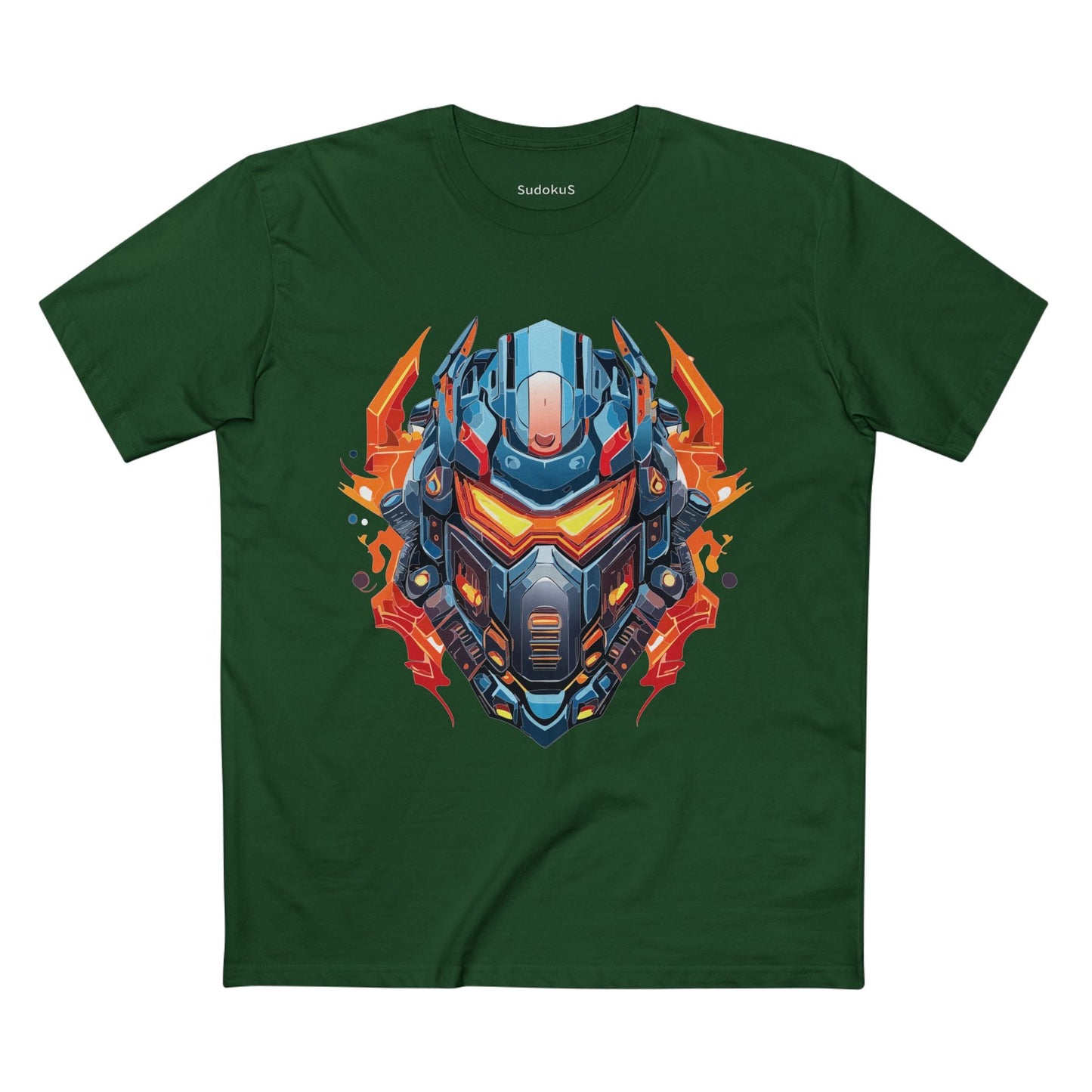 Cyborg Robot Graphic Unisex 100 Cotton Staple Tee 16