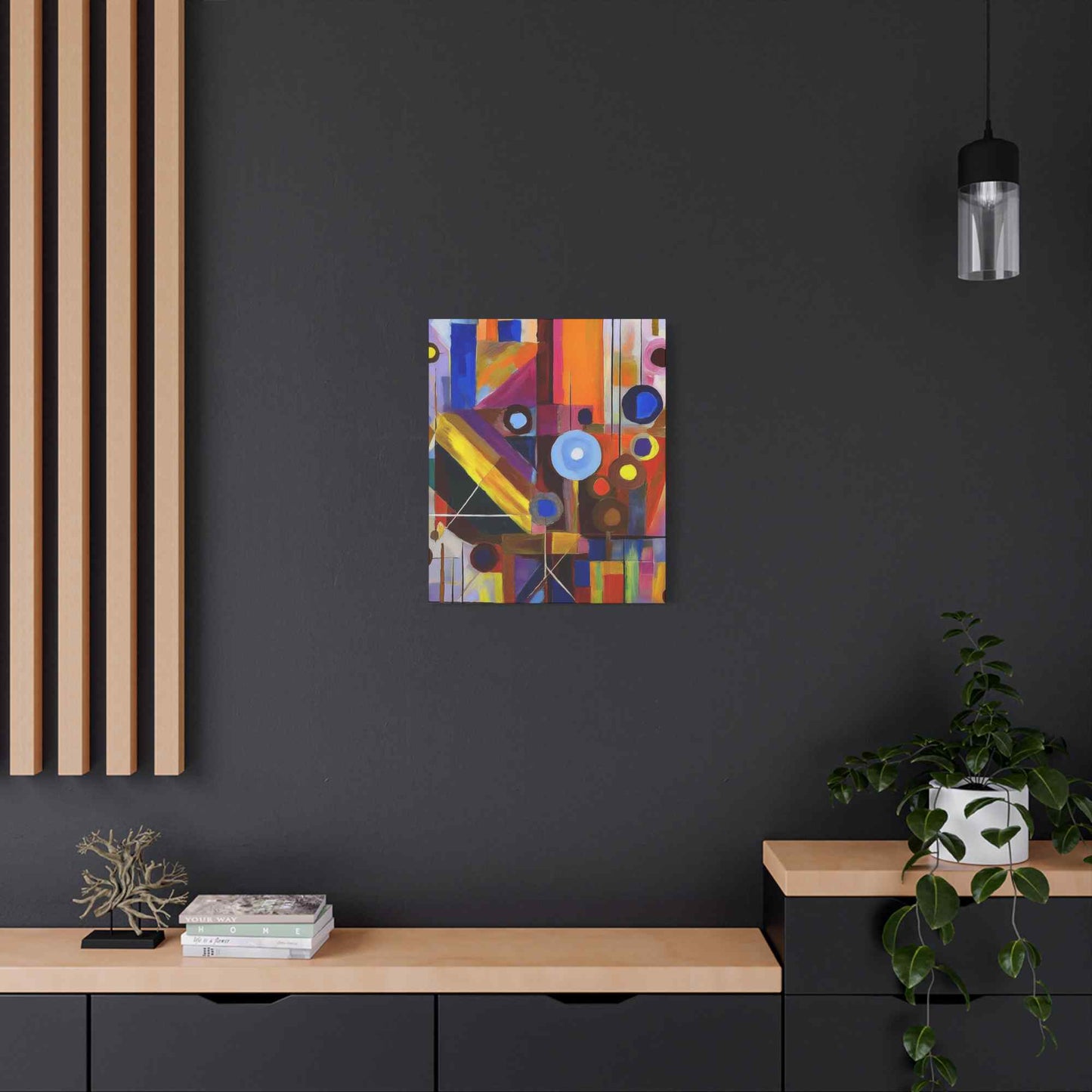 Abstract Painting Print Canvas 20x24,20x30,24x30, 24x32,24x36,30x40, 32x48,36x48,40x60 Pine-Wood Inner Frame ABS-4