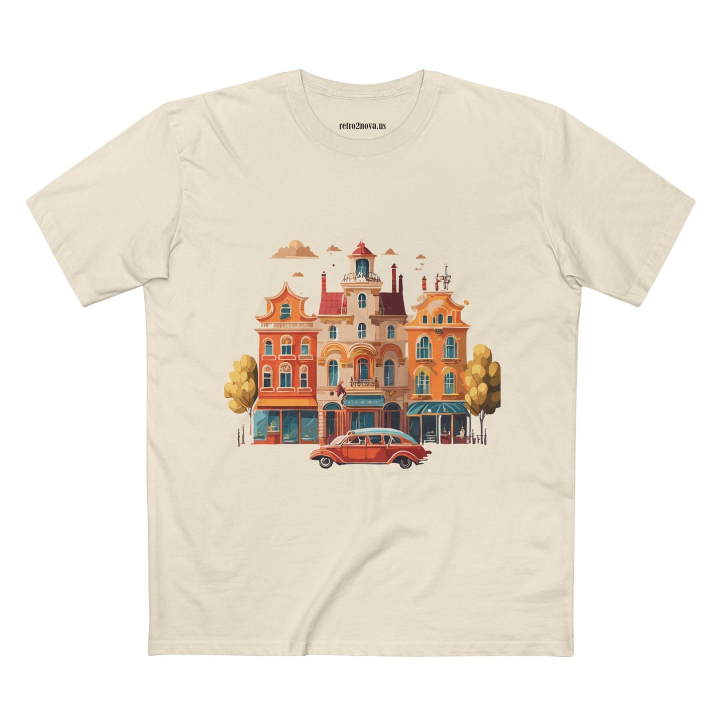 Retro Car Shirts Vintage Car Shirts RC22 Unisex Premium Cotton Tee With Original Art Design