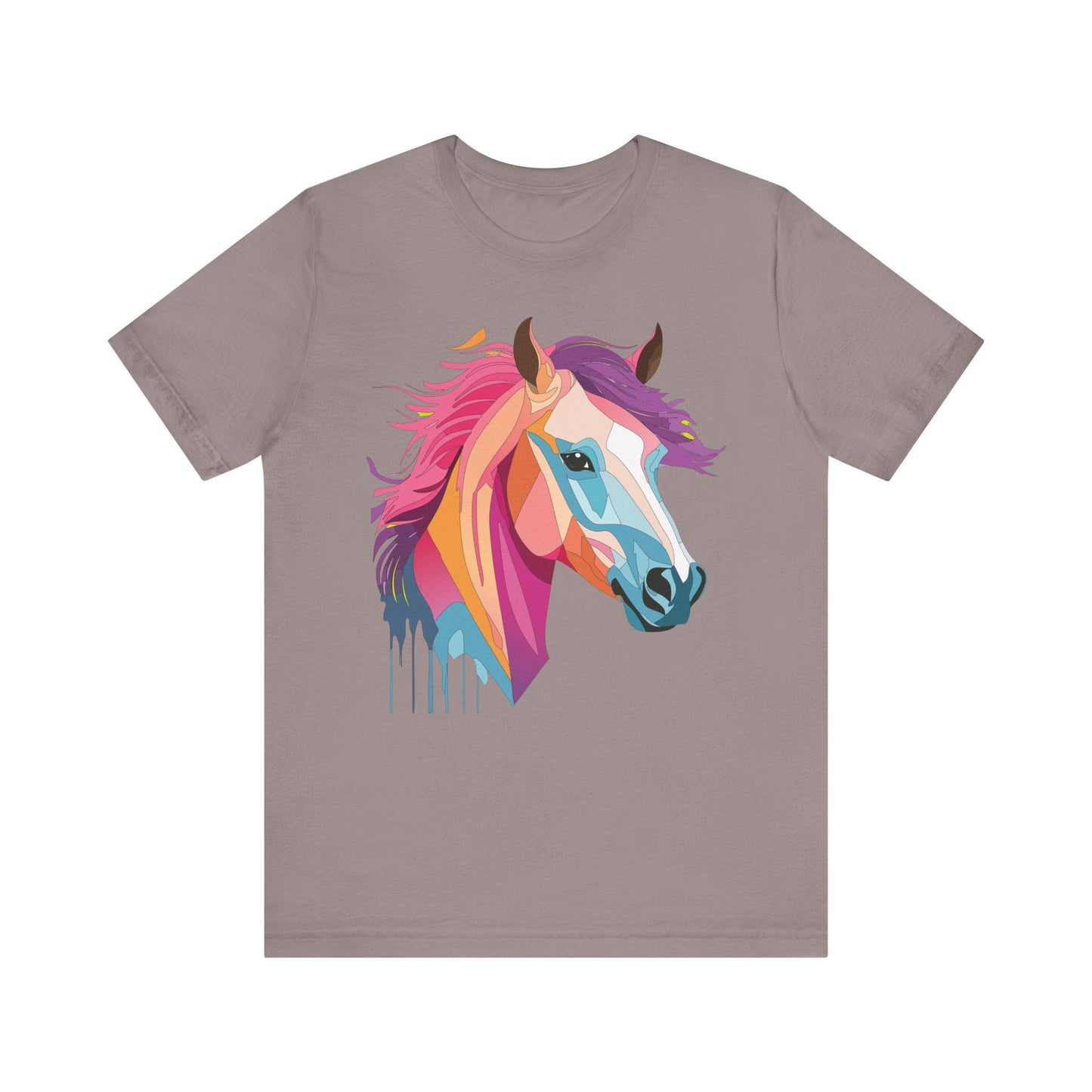 Unisex Animal Shirt Art Design Short Sleeve With Wild Animals Graphic Print Comfort Tee