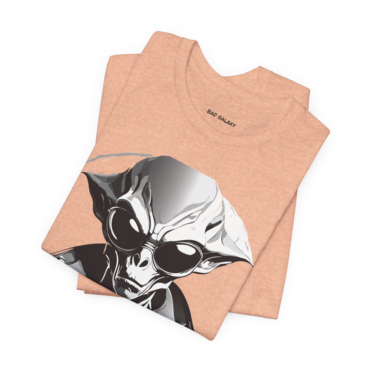 Alien Graphic Unisex Cotton Bella+Canvas Tee with Art Design b76