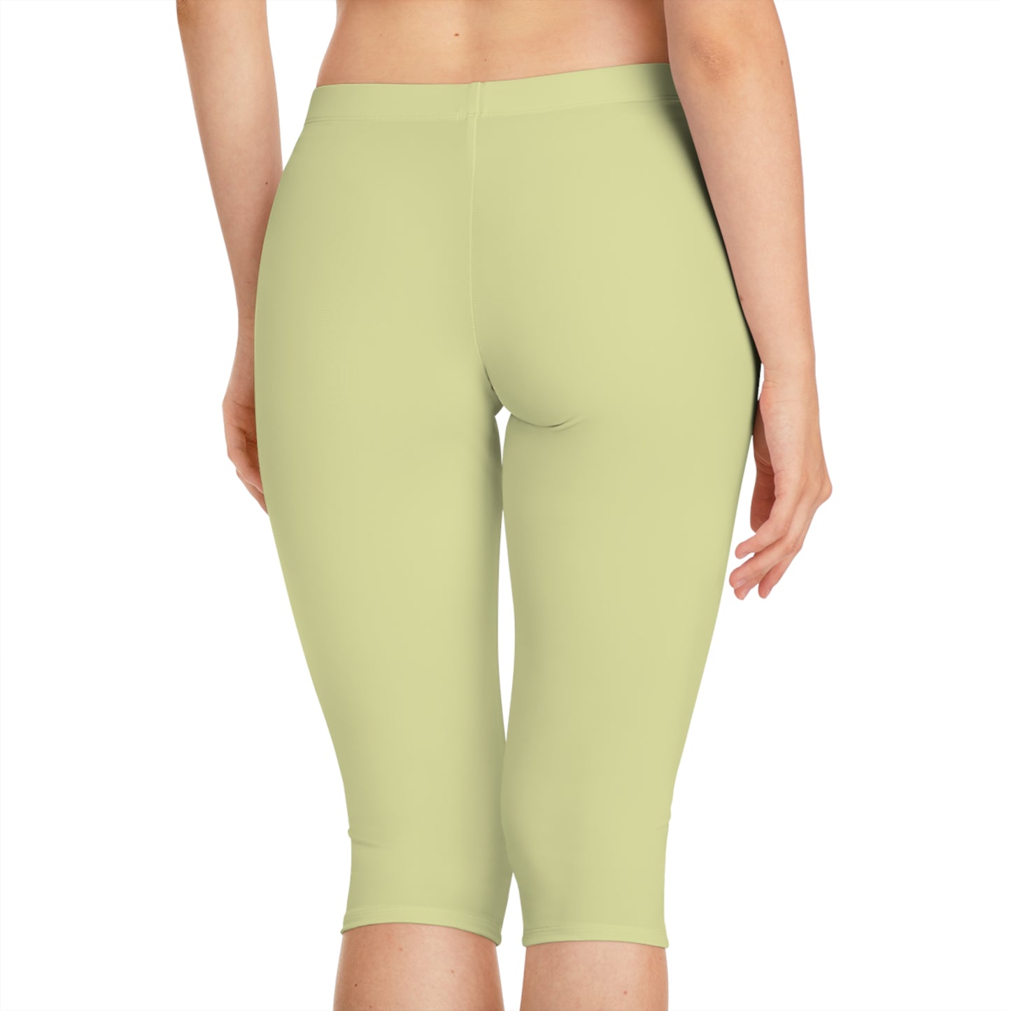 黃色七分緊身褲，黃色七分緊身褲