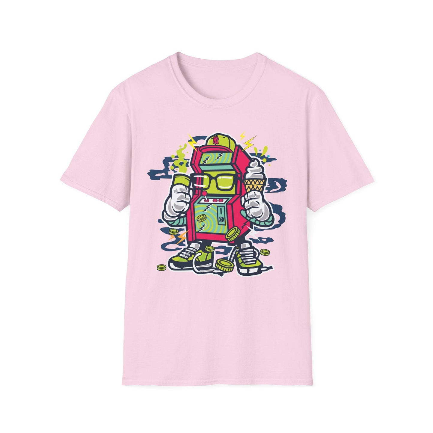 Cartoon T Shirt Animation Tee Funny Graphic Unisex Gildan Softstyle 64000 100 Percent Cotton
