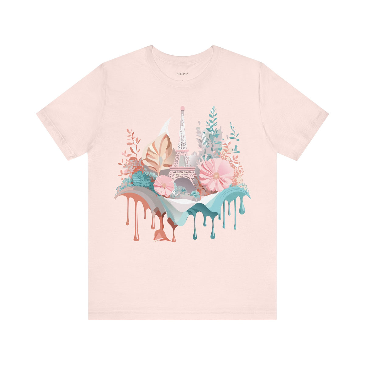 Unisex Cotton Bella+Canvas Tee with Paris