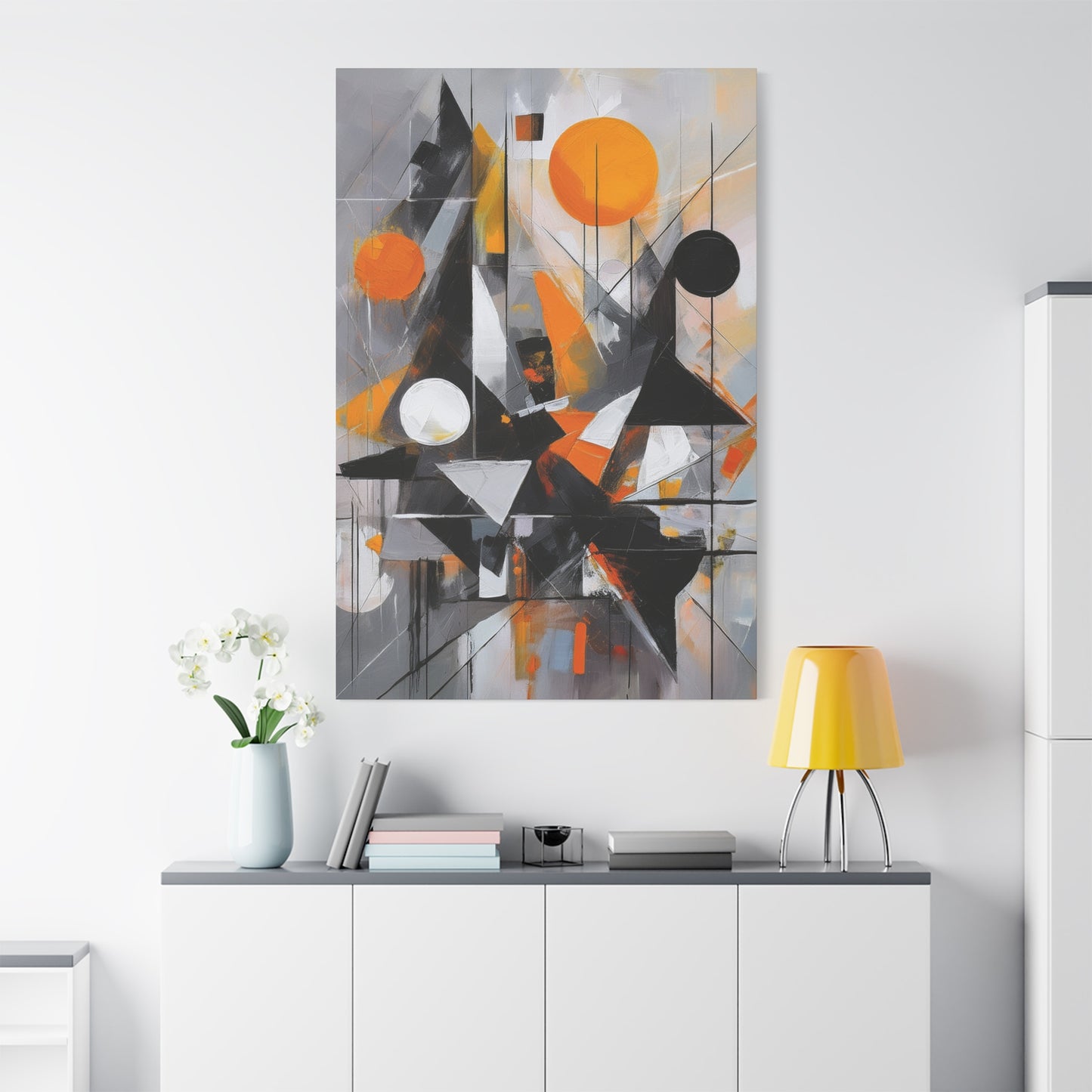 Abstract Oil Painting Print Canvas 20x24,20x30,24x30 24x32,24x36,30x40 32x48,36x48,40x60 Pine-Wood Inner Frame ABS-198