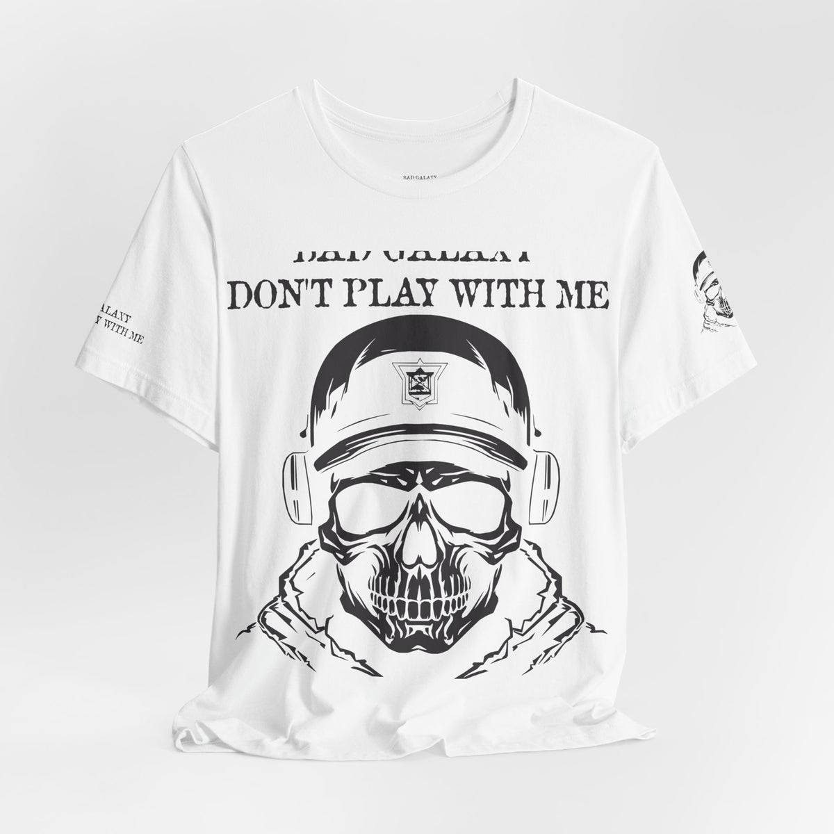 Skull Rock Graphic Unisex Cotton Bella+Canvas Tee with Art Design b43