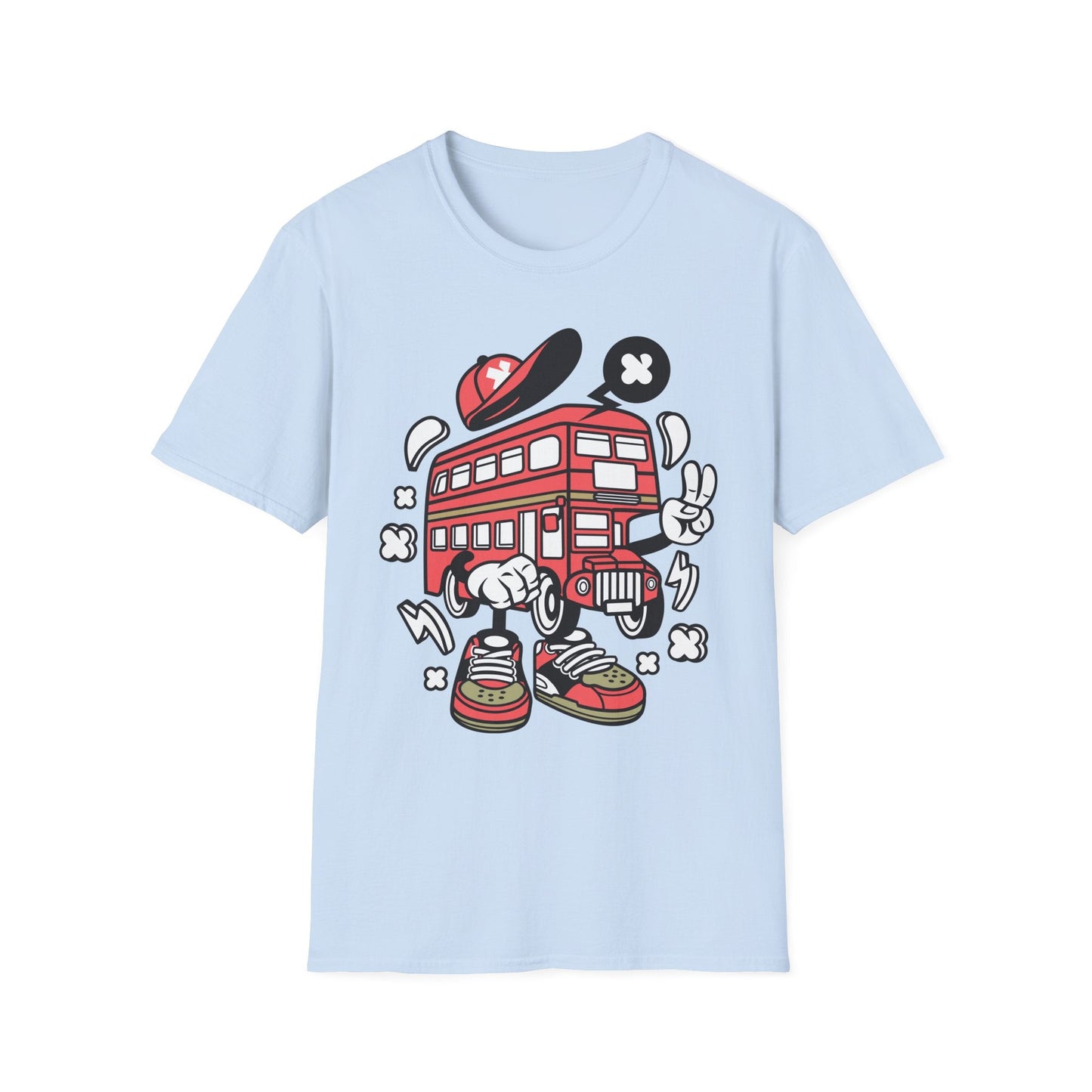Cartoon Animation T Shirt Funny Tee Unisex Gildan Softstyle 64000 100 Percent Ring Spun Cotton