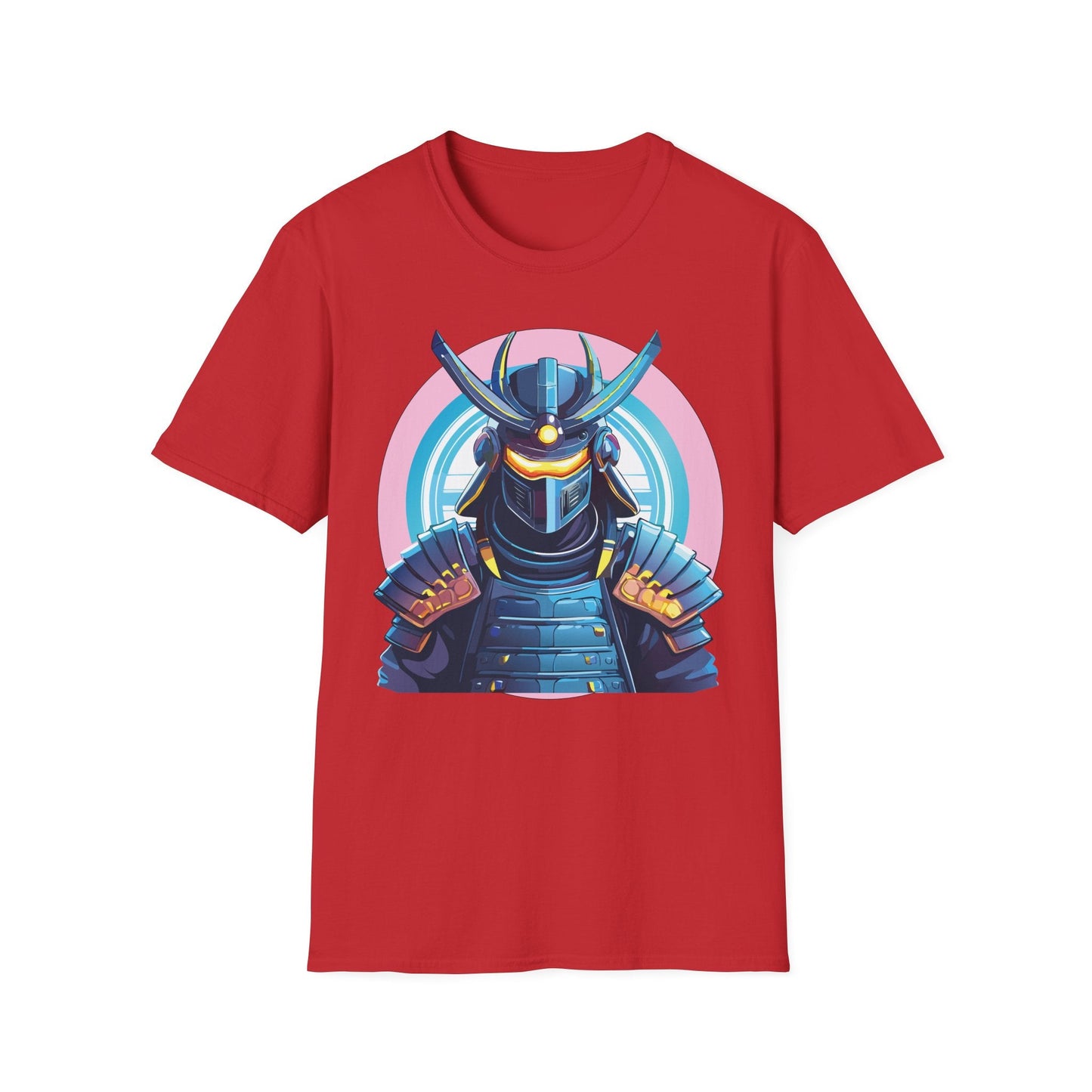 Samurai Shirt Unisex Gildan Softstyle 64000 Tee 100 Percent Ring Spun Cotton Breathable Lightweight